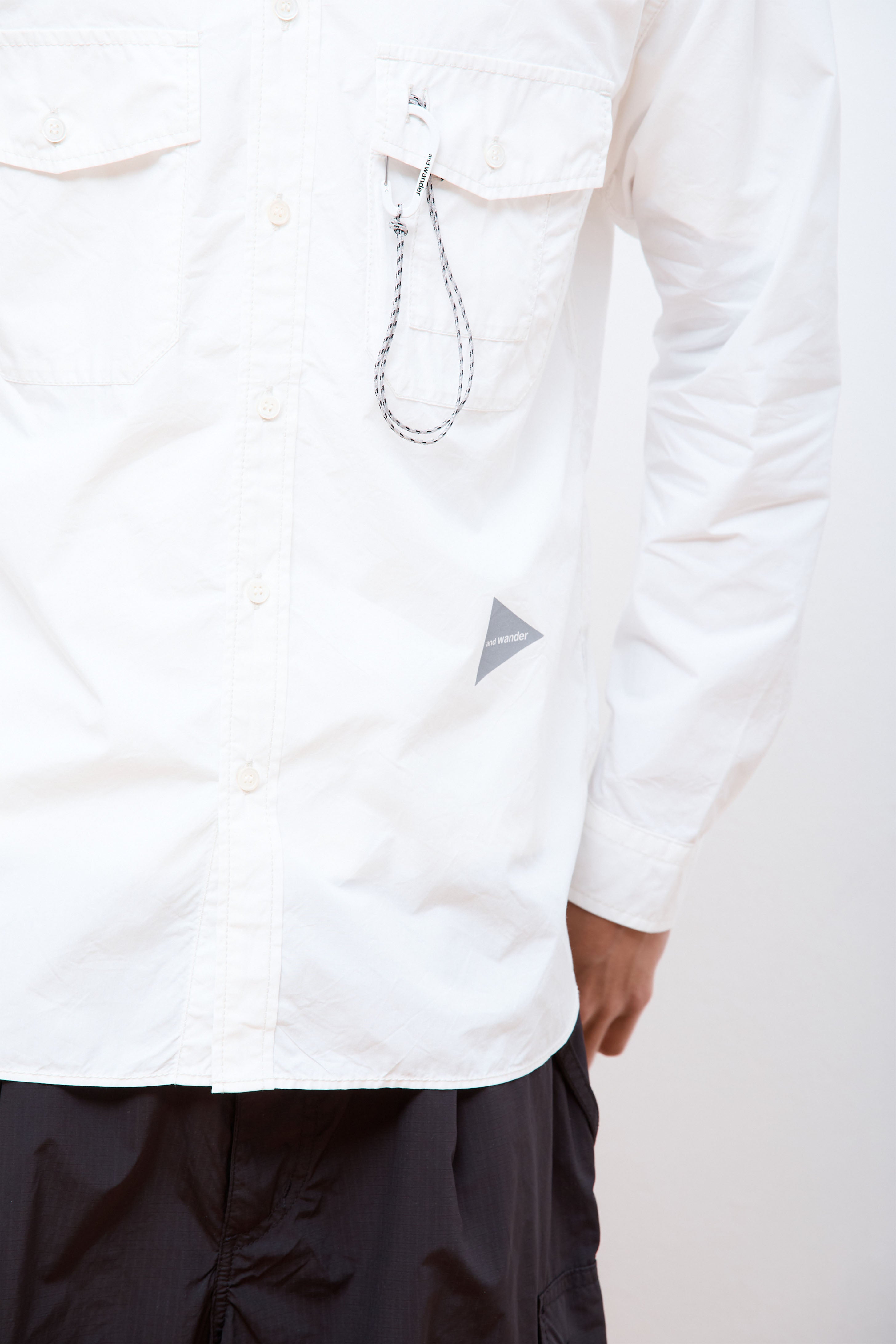 Cordura Typewriter LS Shirt White