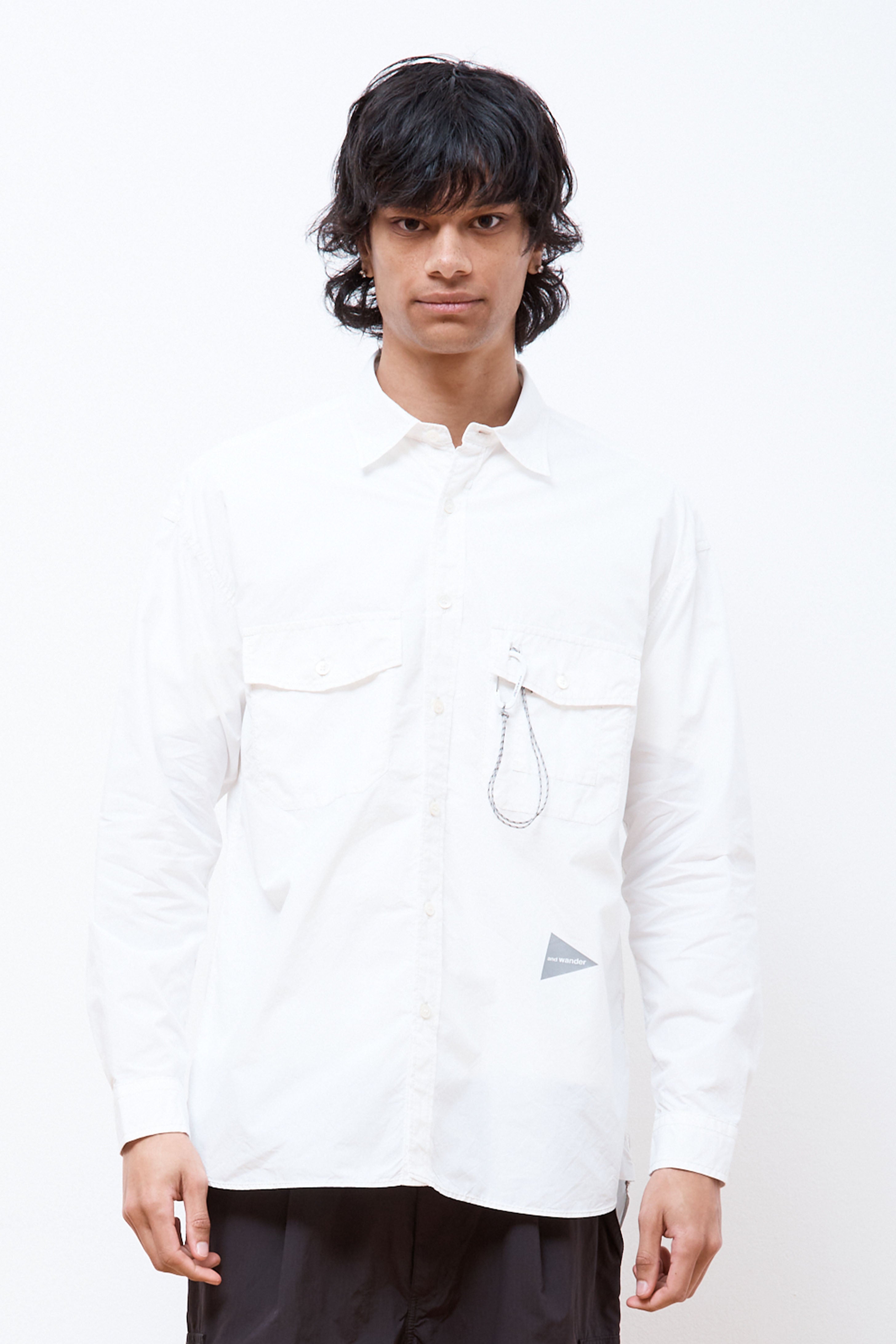 Cordura Typewriter LS Shirt White