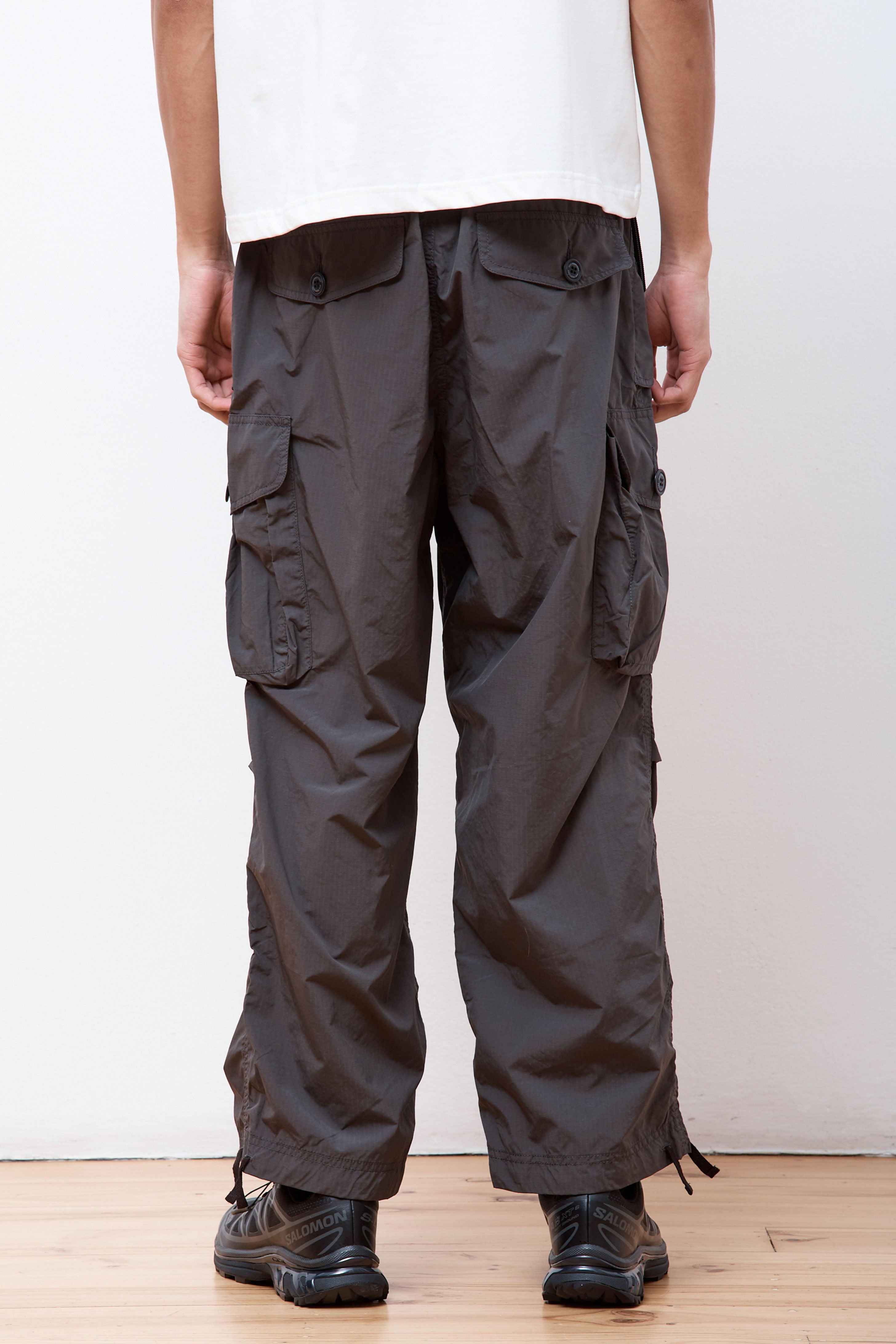 Oversized Cargo Pants Charcoal