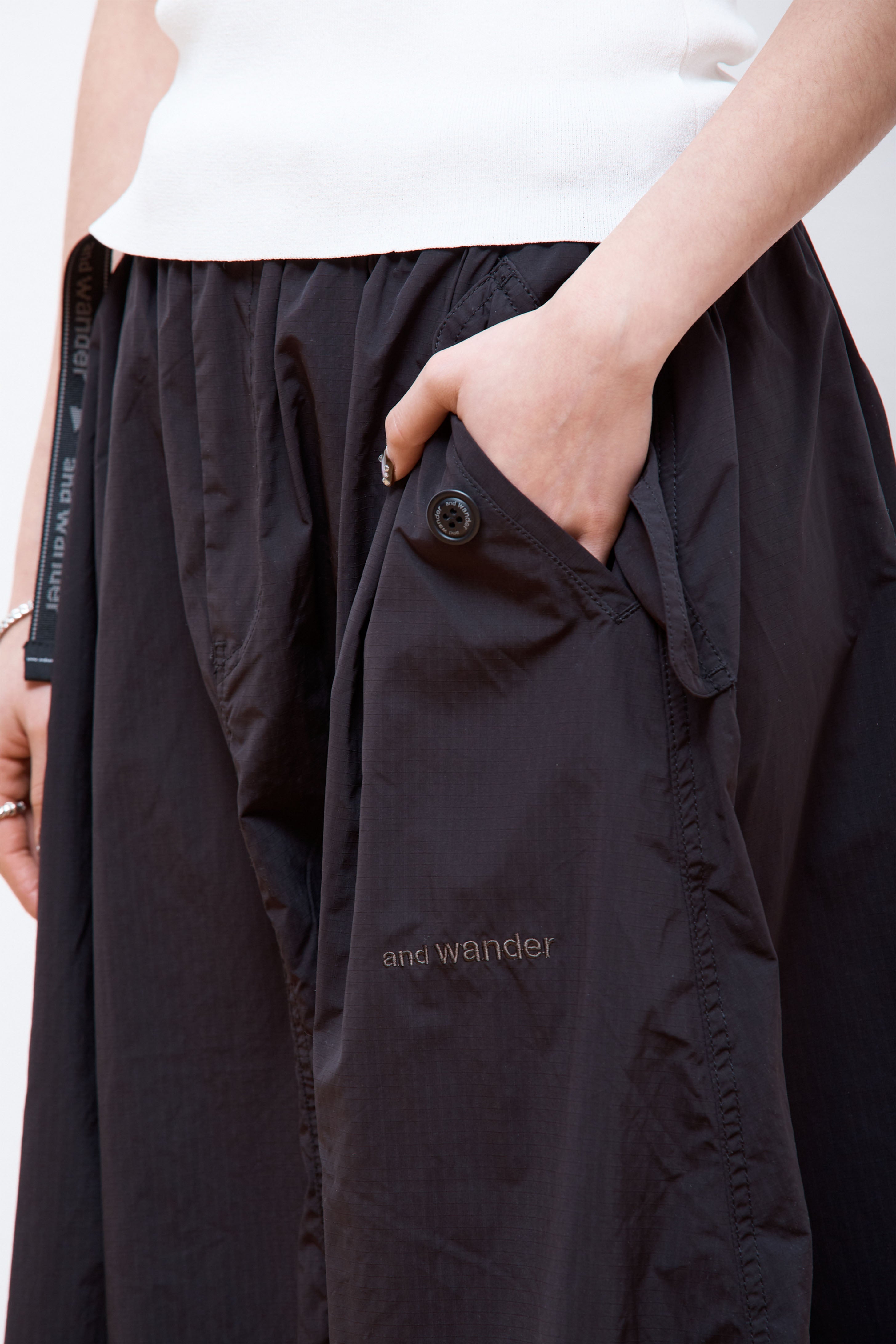 Oversized Cargo Skirt Black