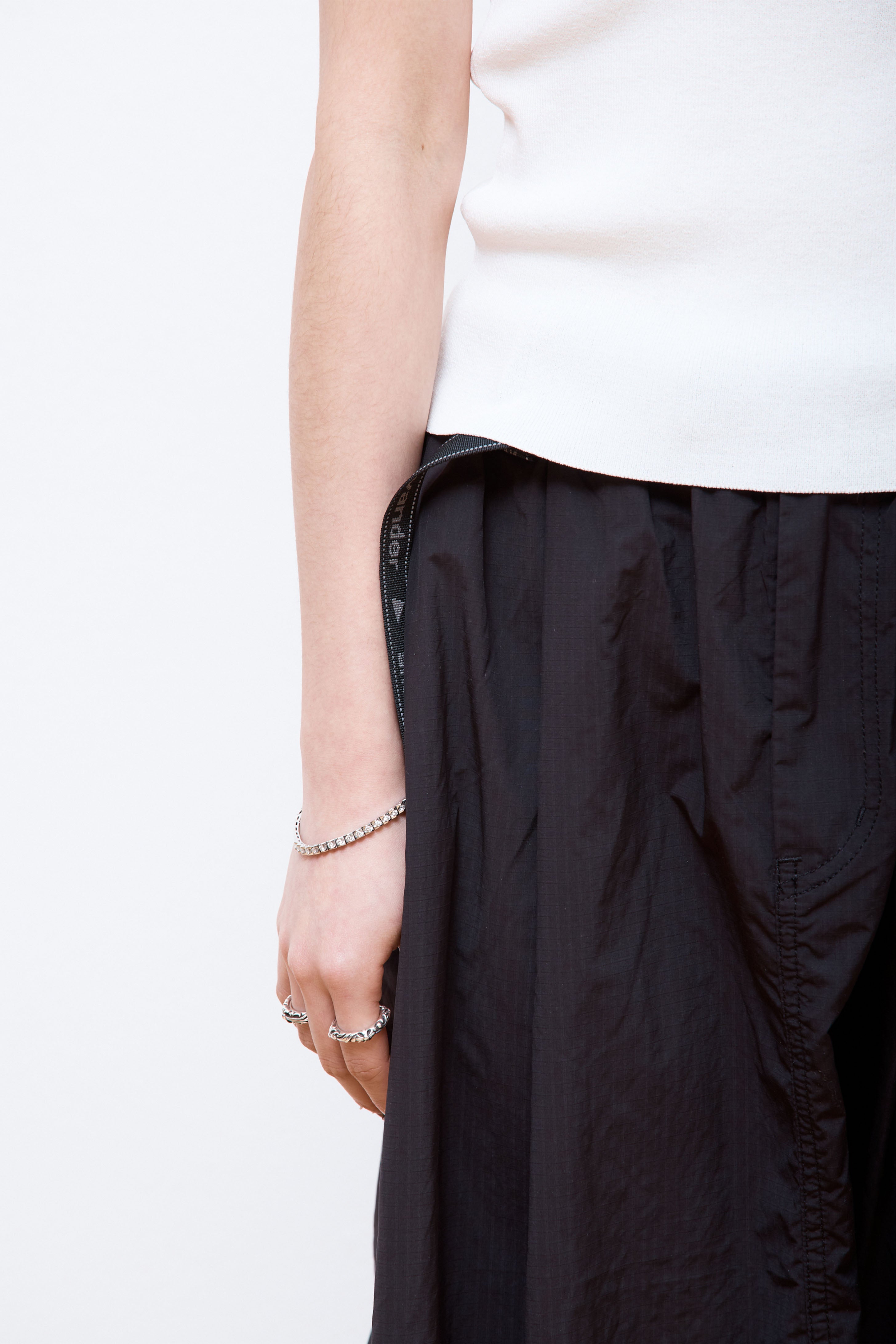 Oversized Cargo Skirt Black