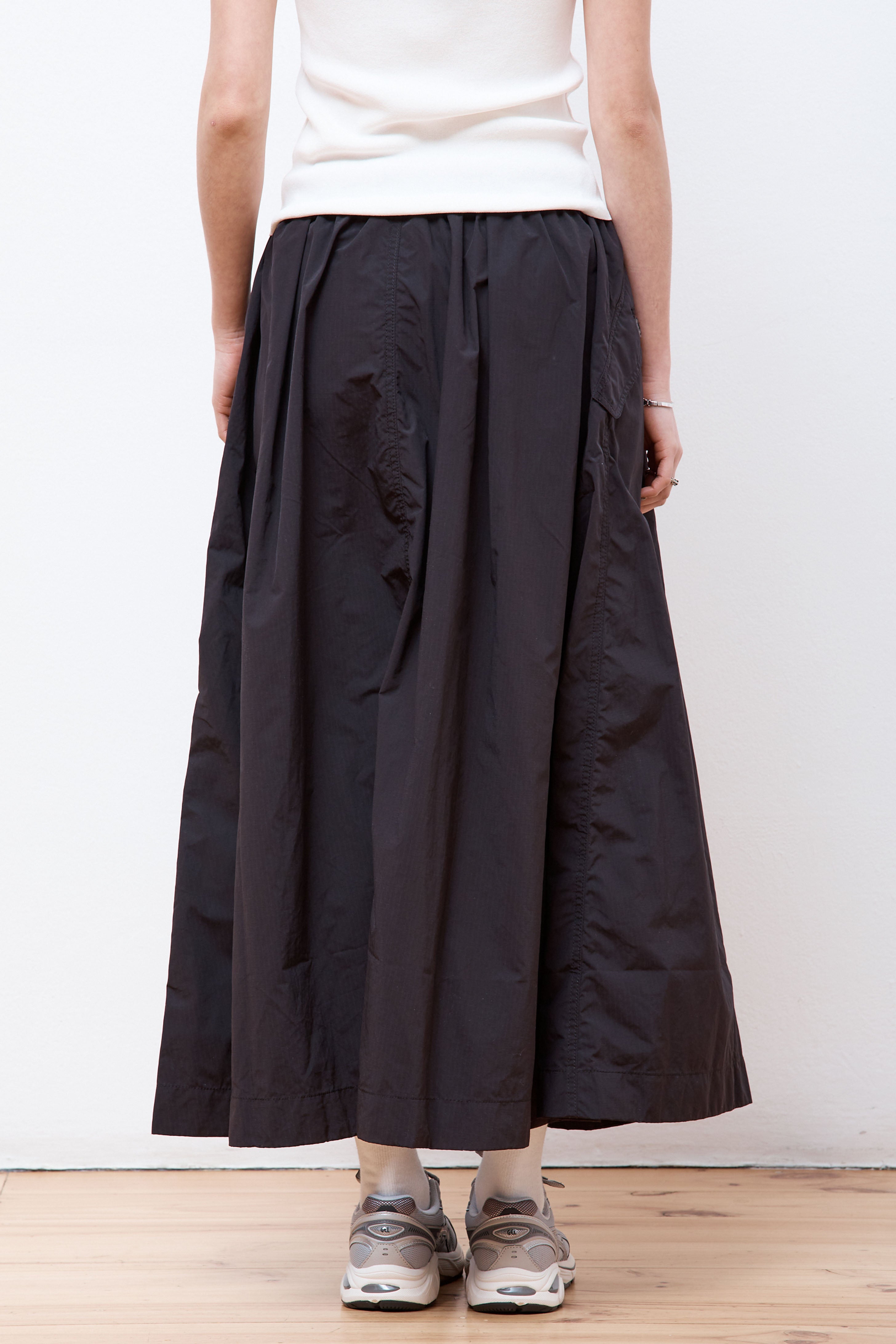 Oversized Cargo Skirt Black