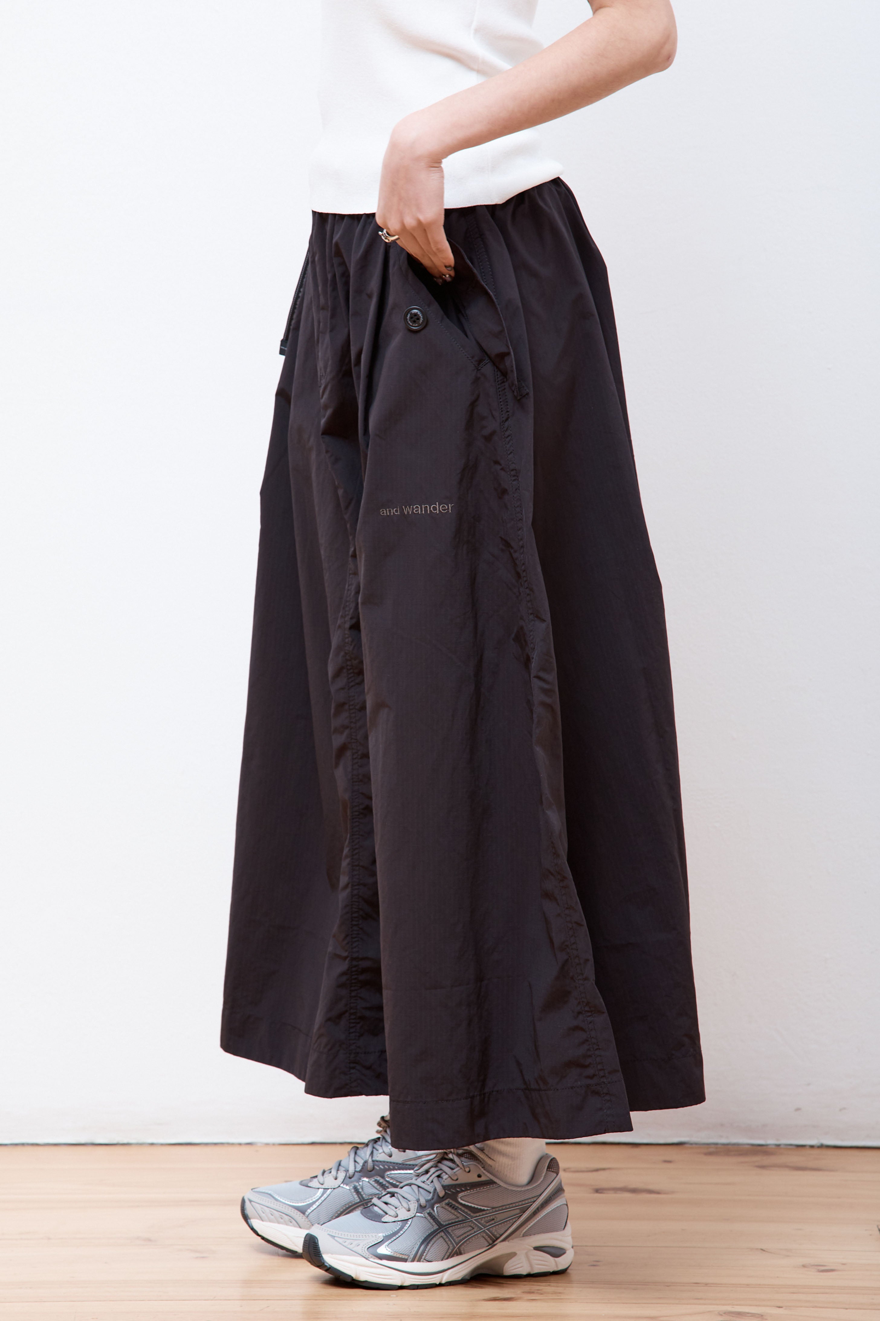 Oversized Cargo Skirt Black