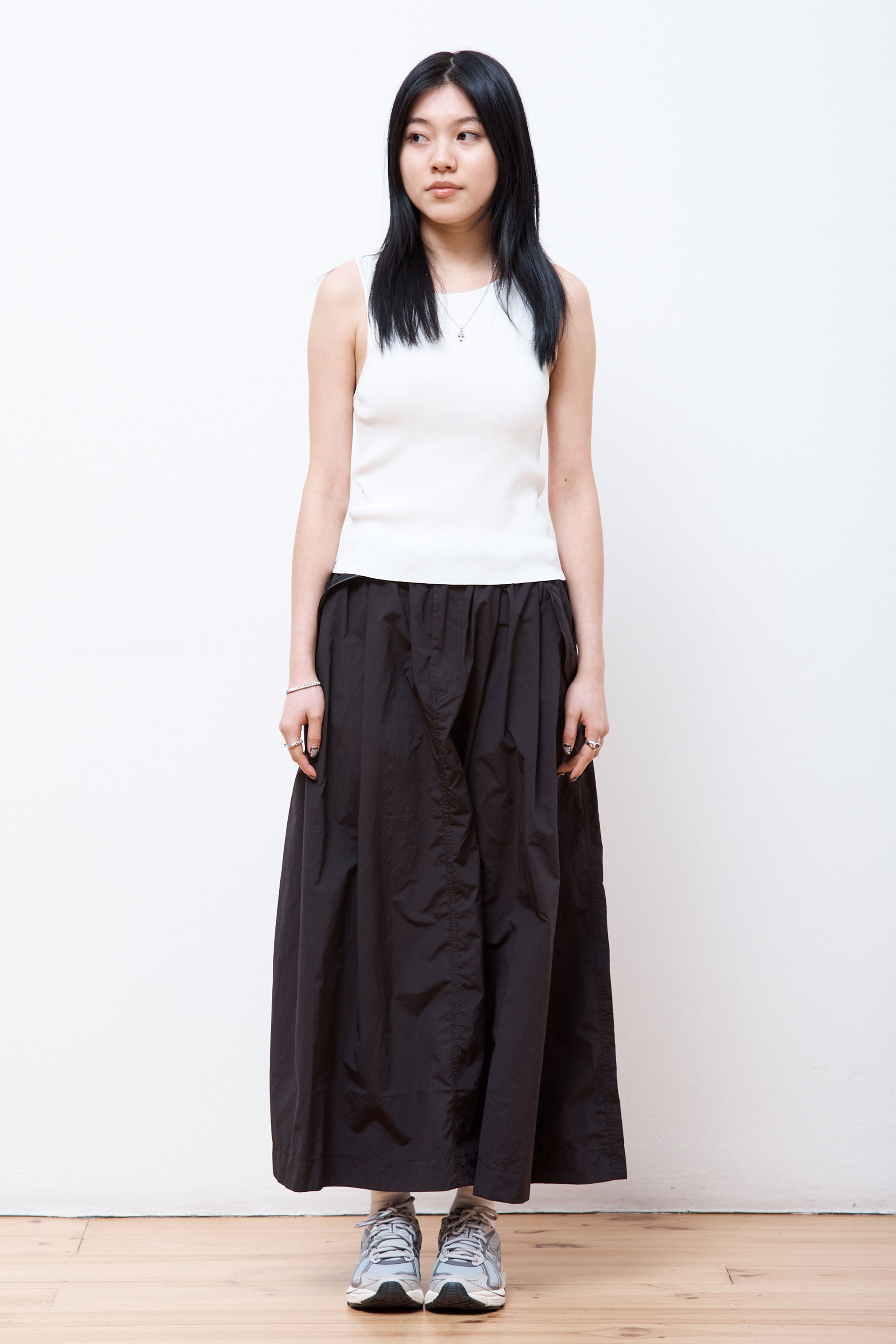 Oversized Cargo Skirt Black