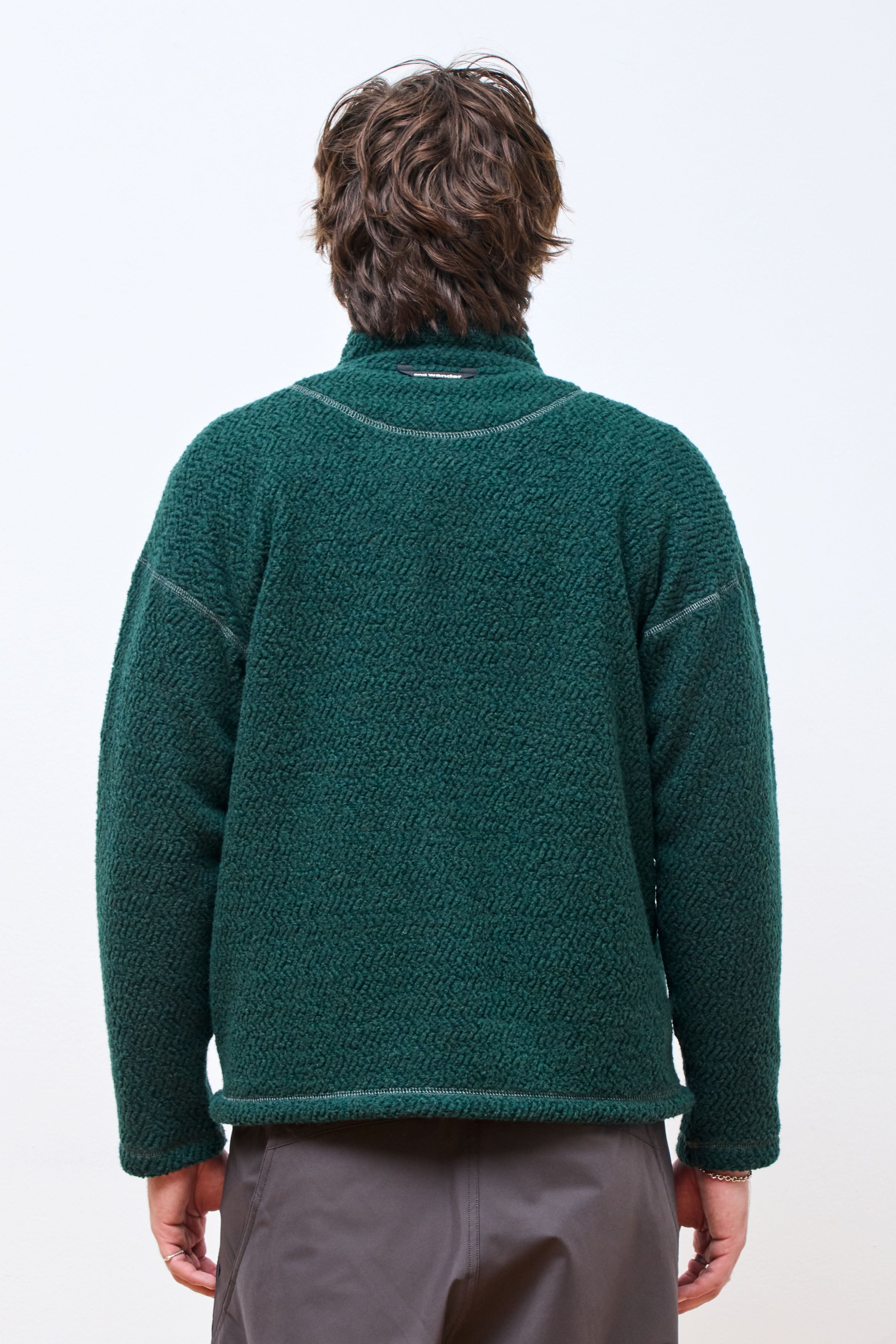 Re Wool JQ Stand Zip Green