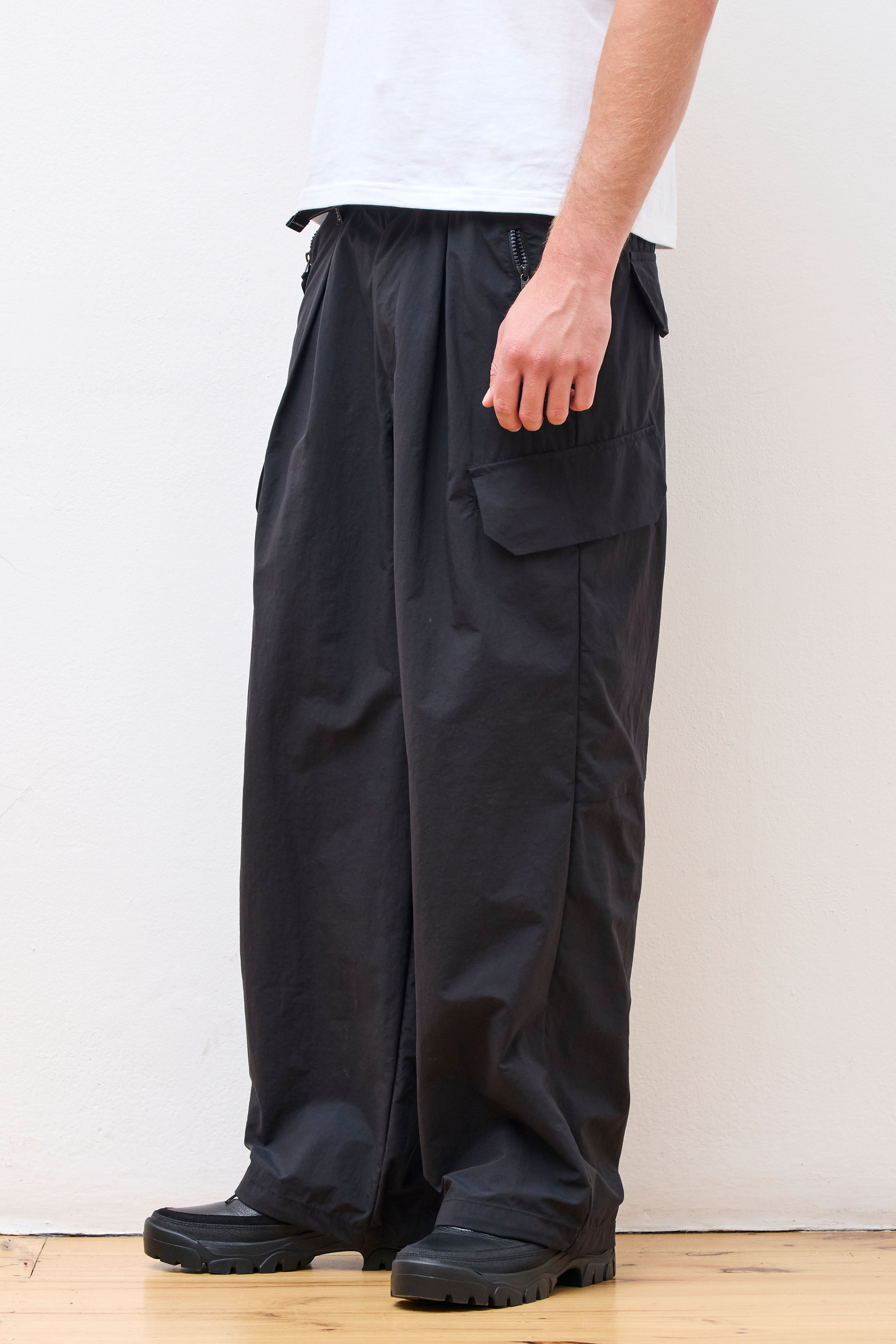 Twill Pants Black