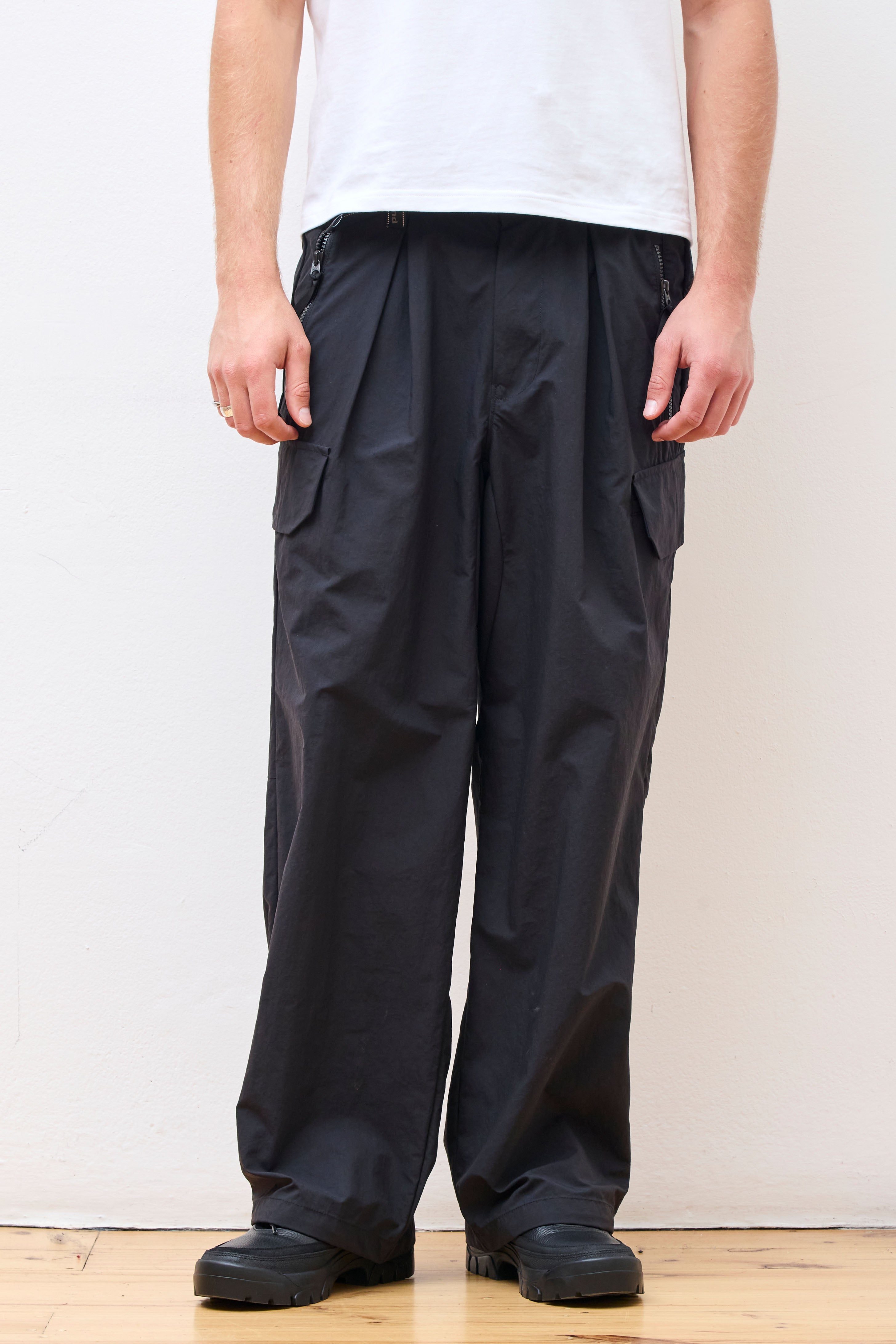 Twill Pants Black