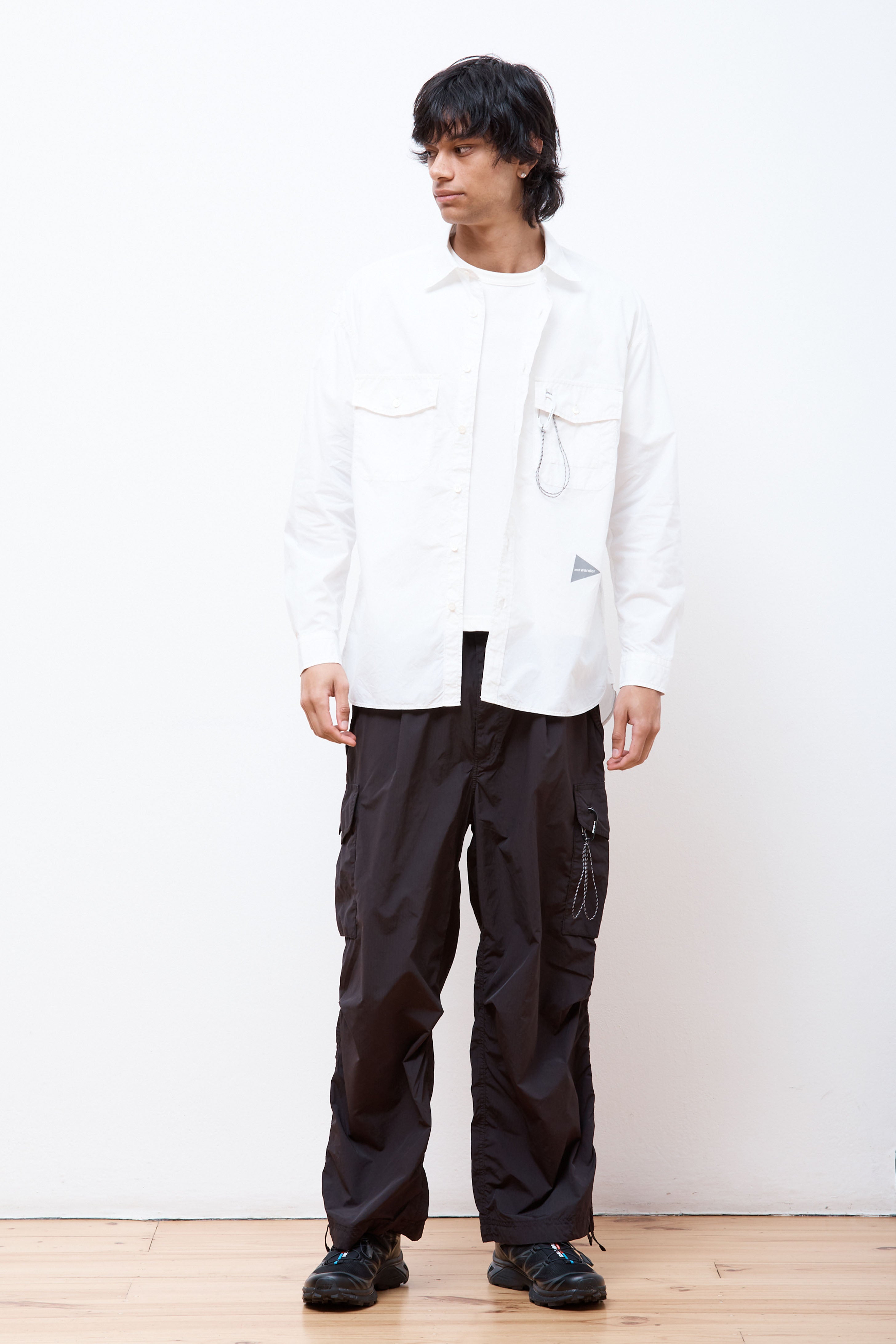 Oversized Cargo Pants Black - BLACK / WS