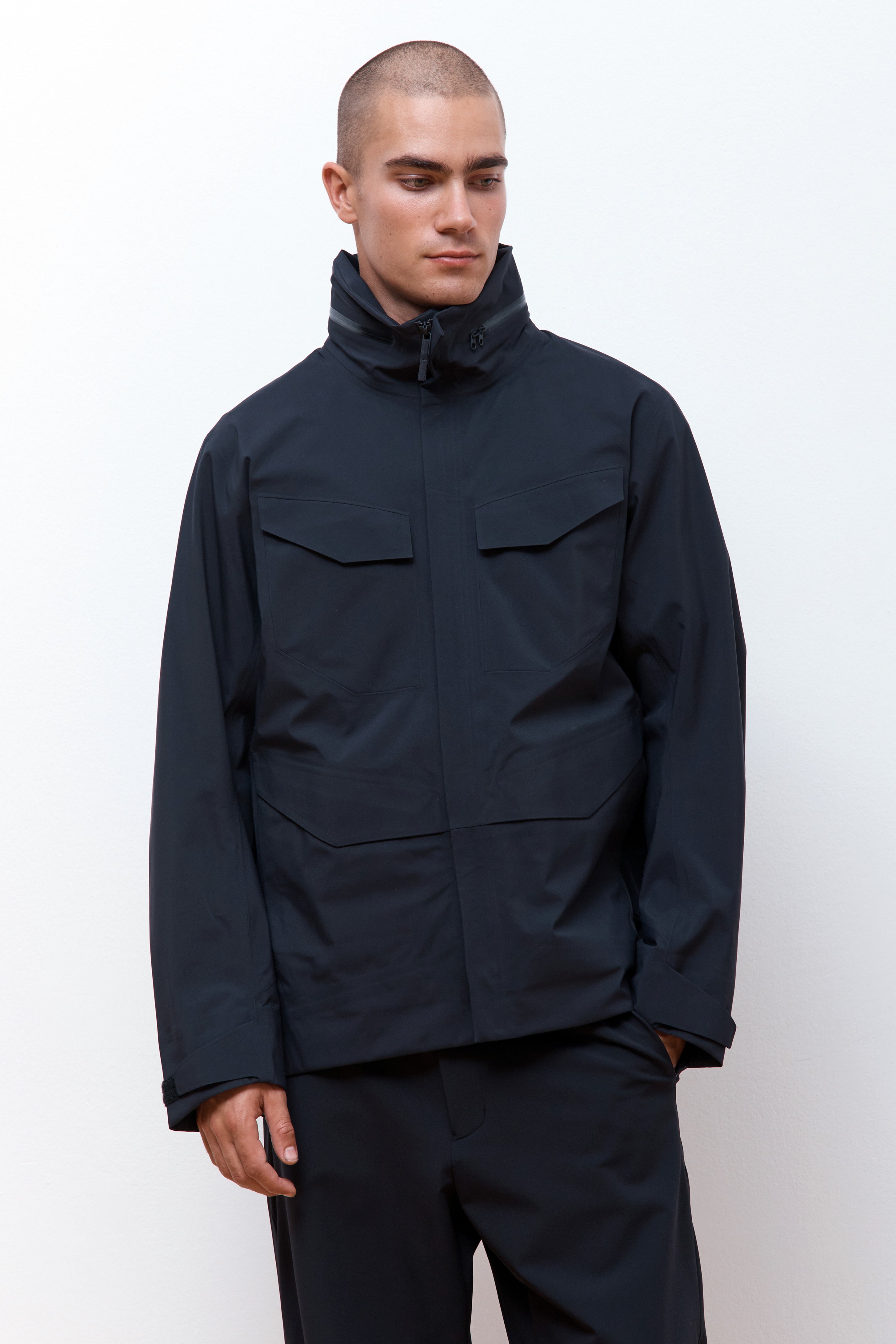 Field Jacket M Black - BLACK / S