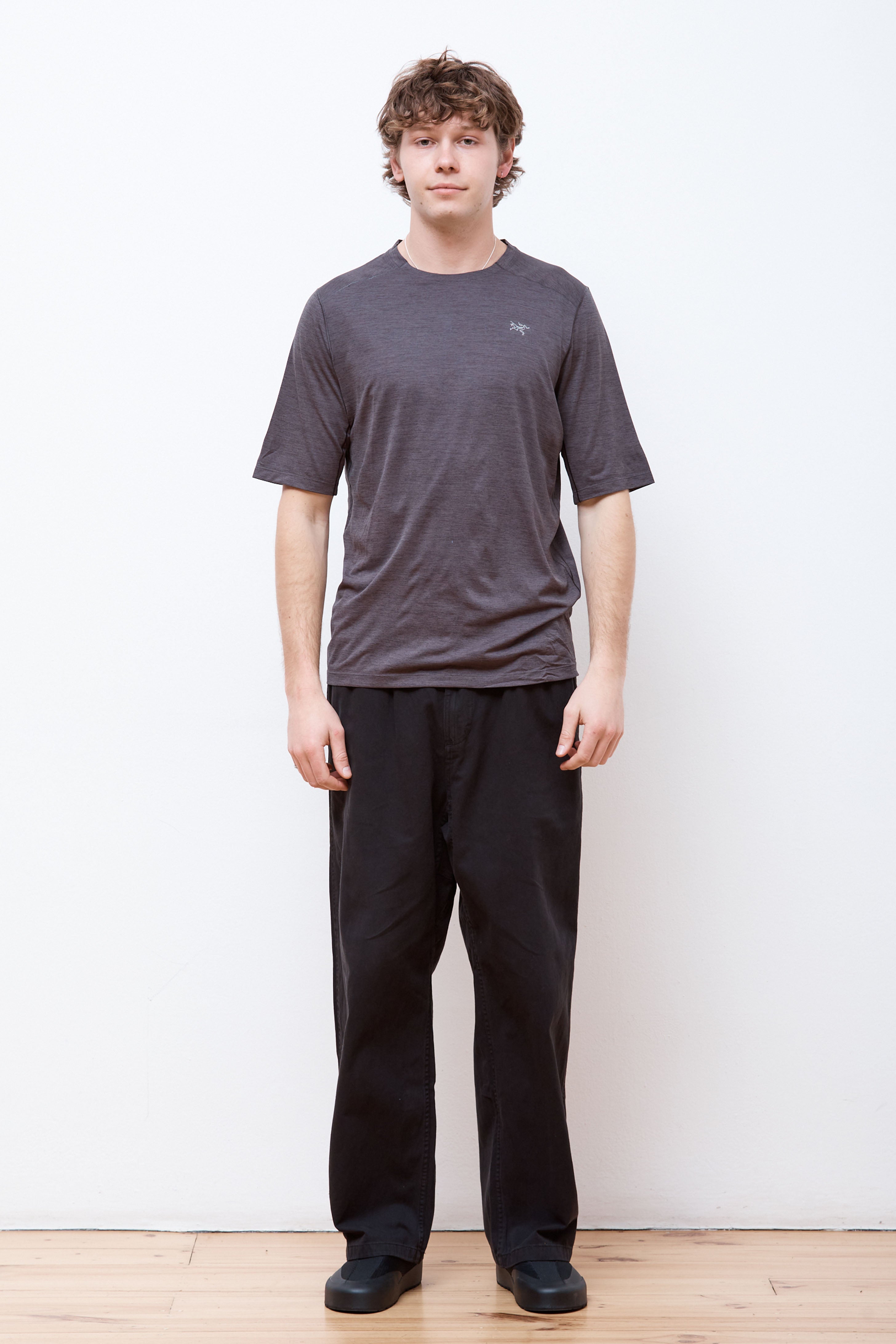 Cormac Crew SS M Black Heather