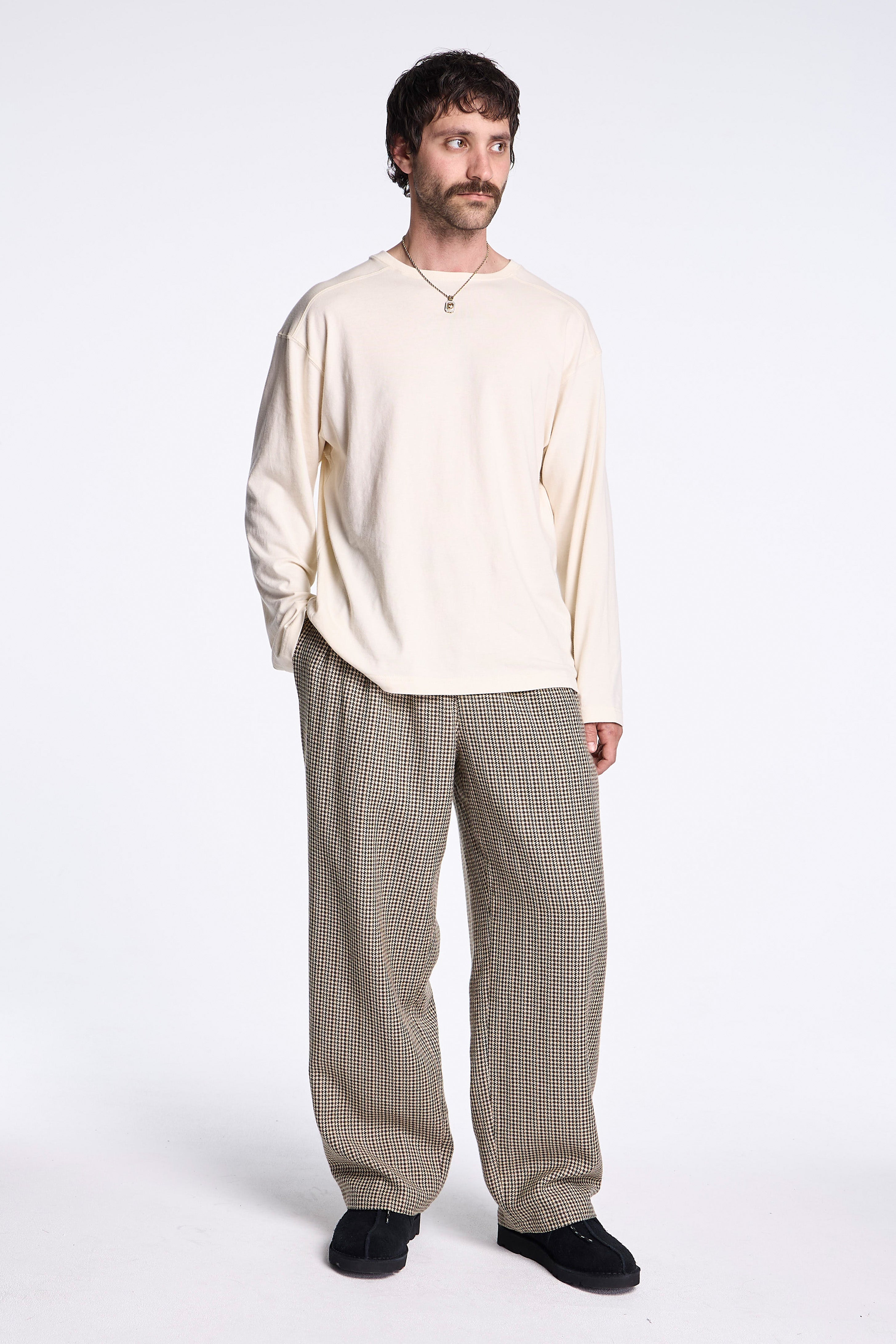 Long Sleeve Arc Tee Natural