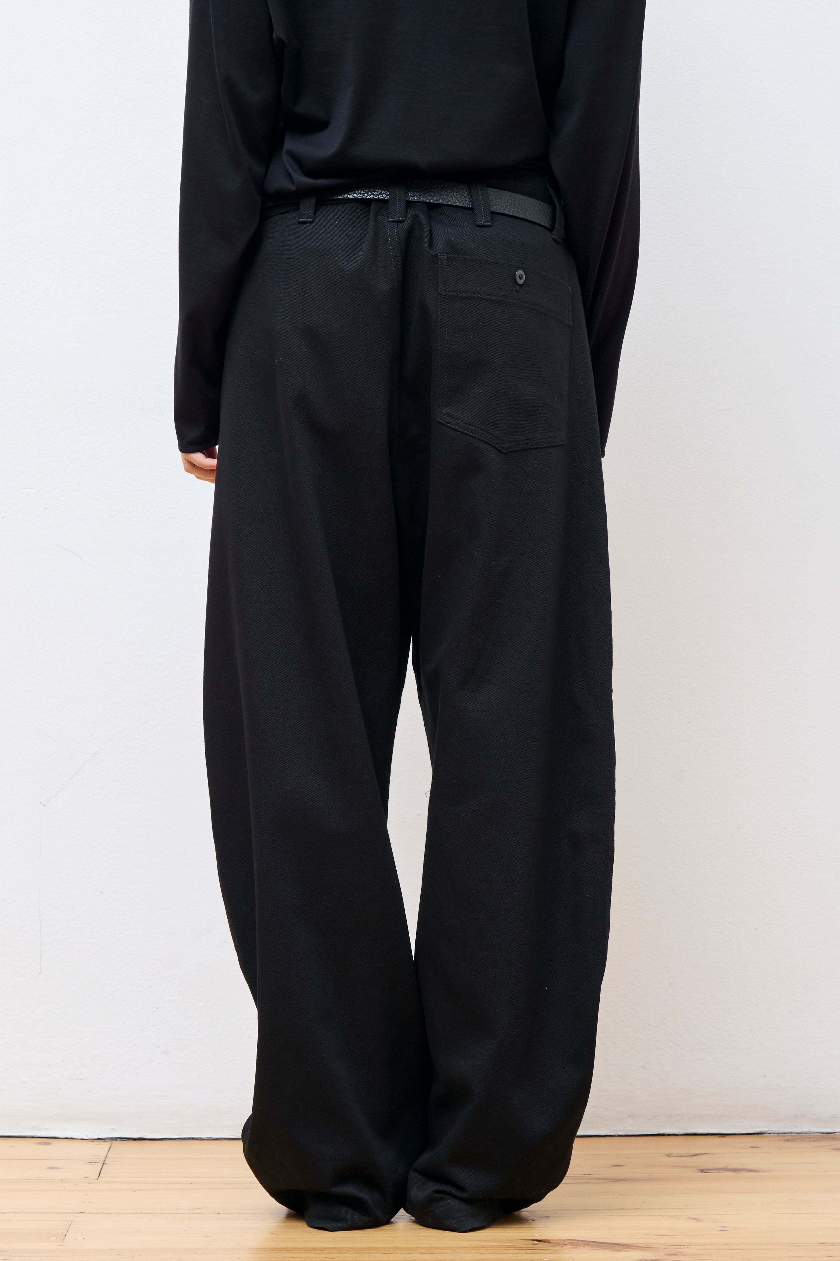 Big Work Pants Black