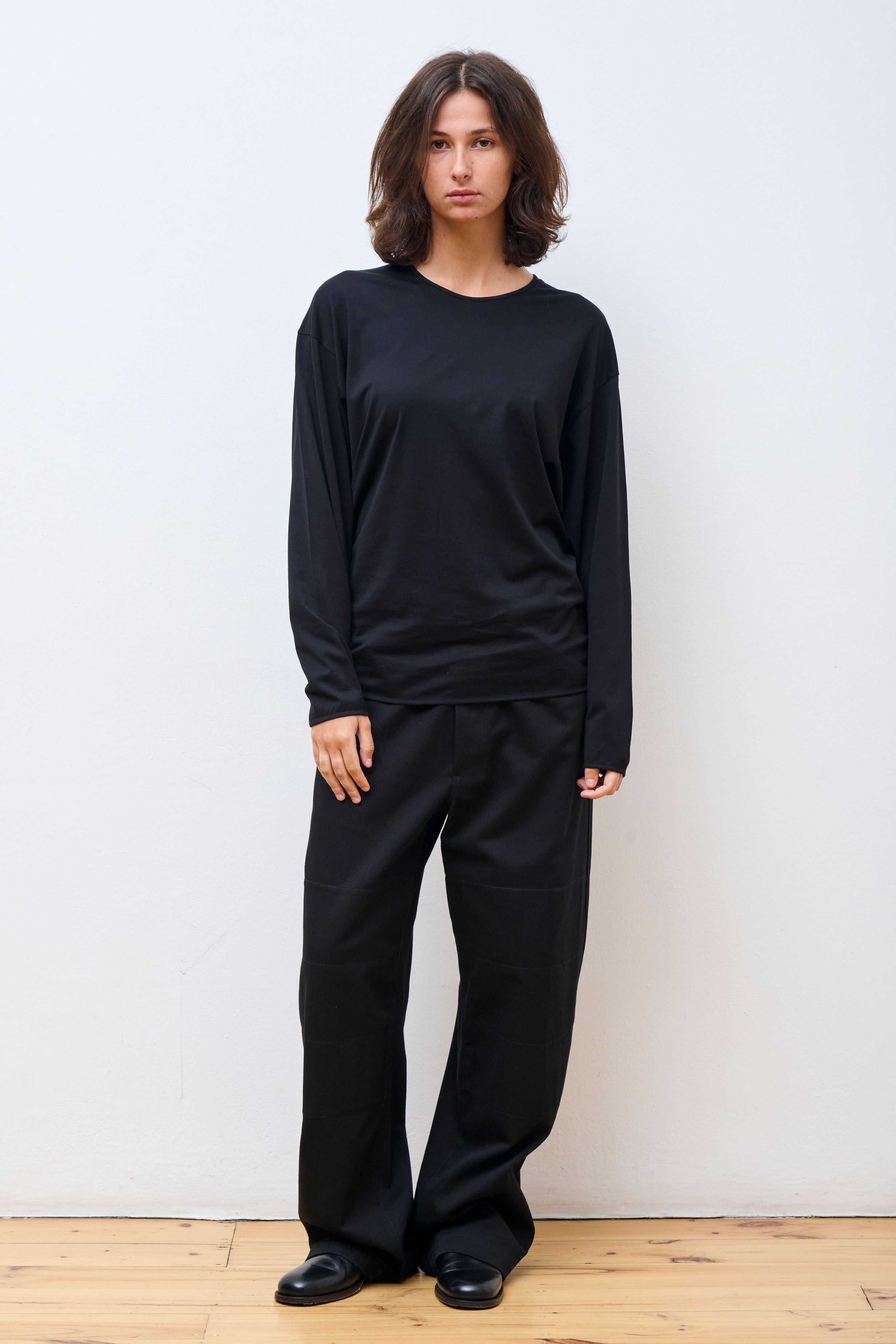 Ls Relaxed Tee Black