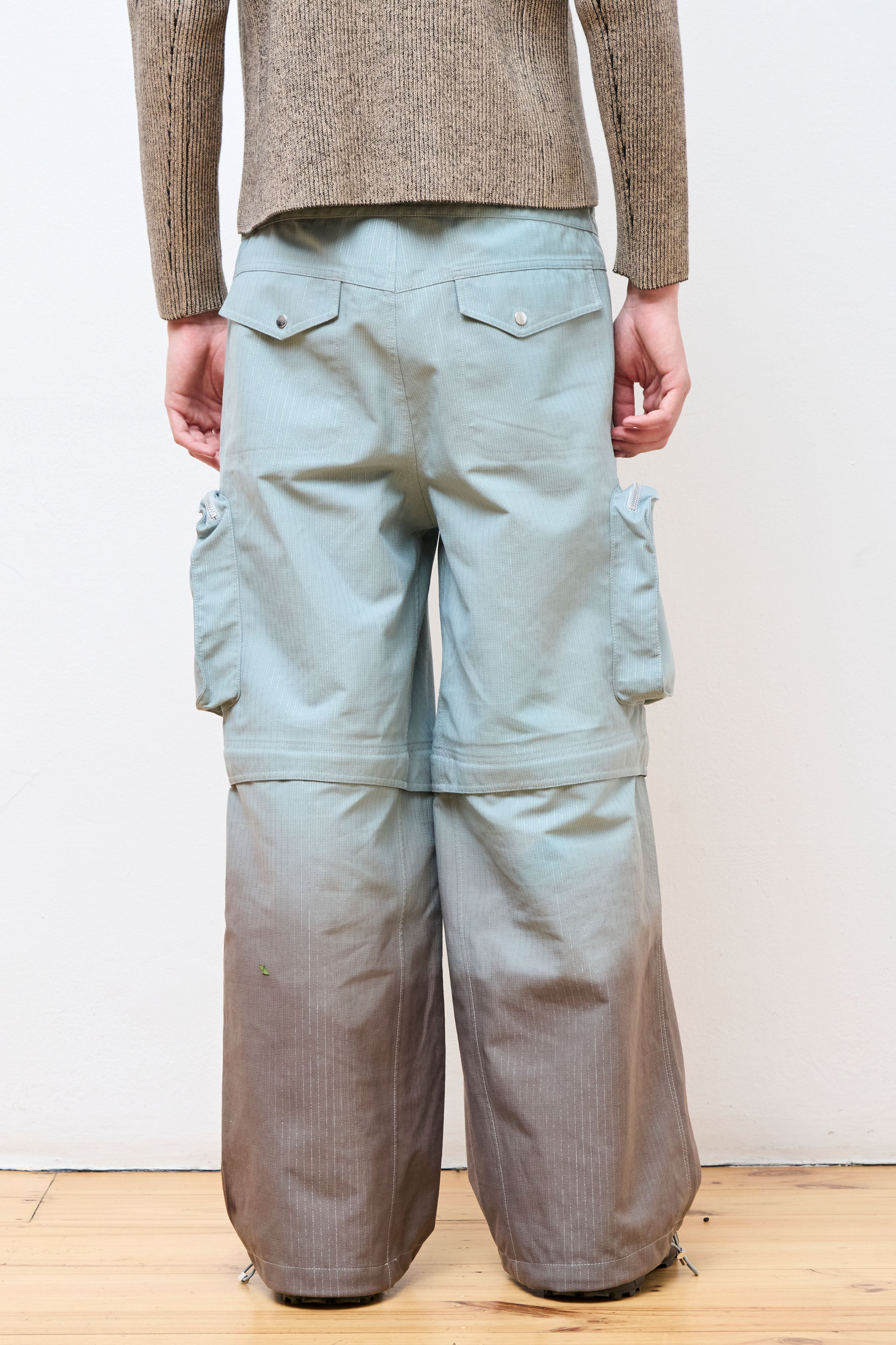 CC Dyed Zip-Off Reflective Pants Glacier Blue