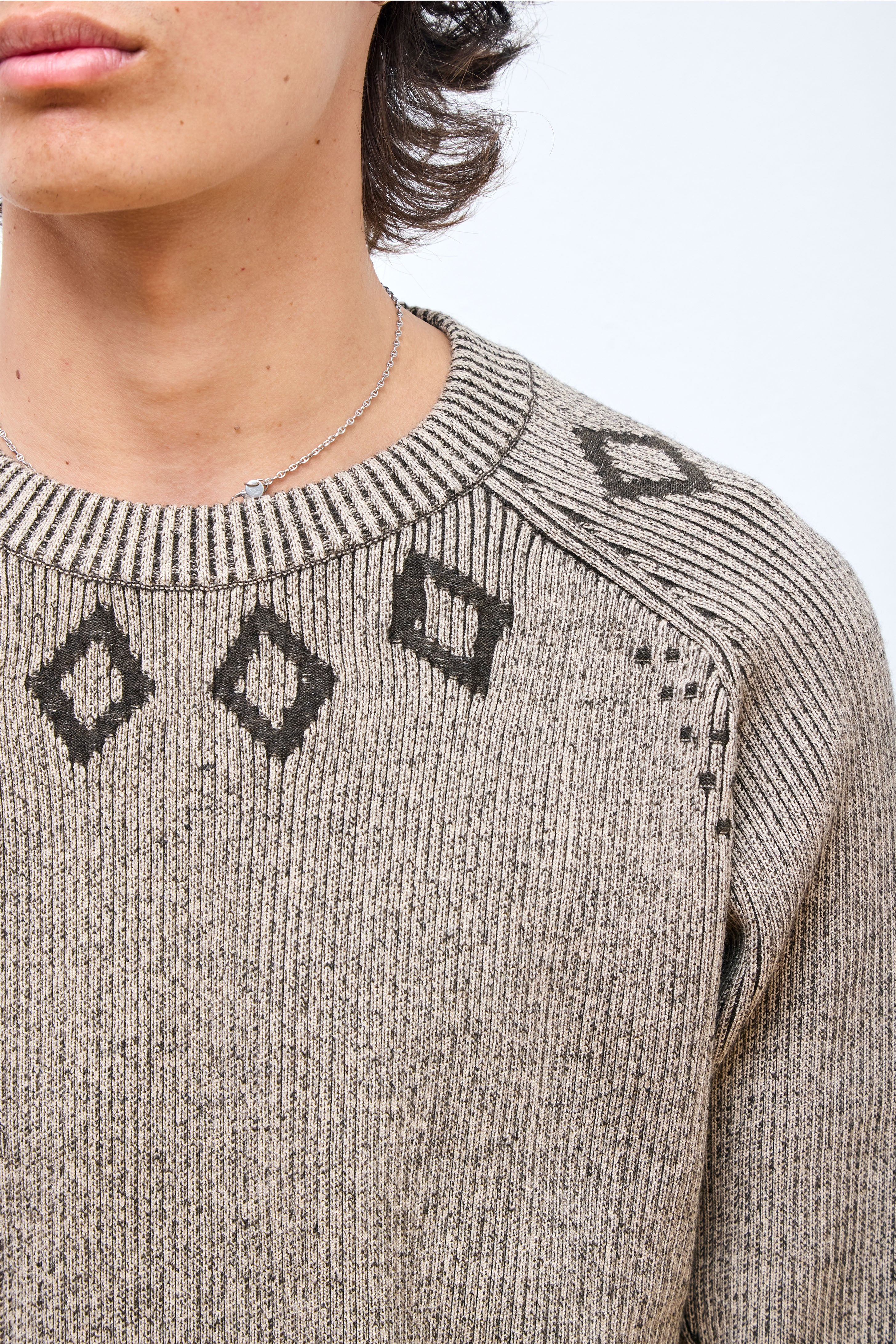 CC Knit Sweater Earth Brown