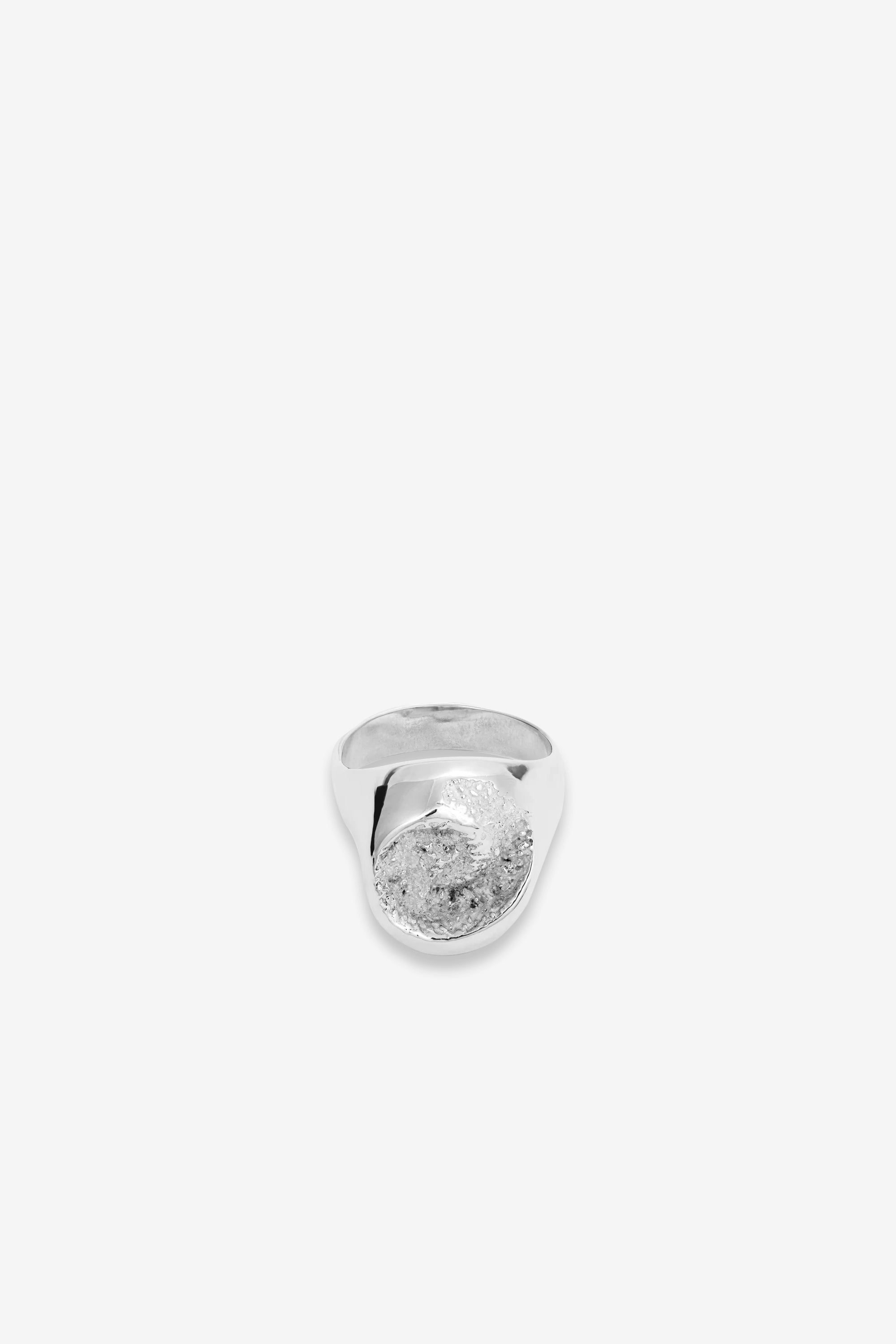 CC x OCTi Shell Spiral Signet 925 Silver