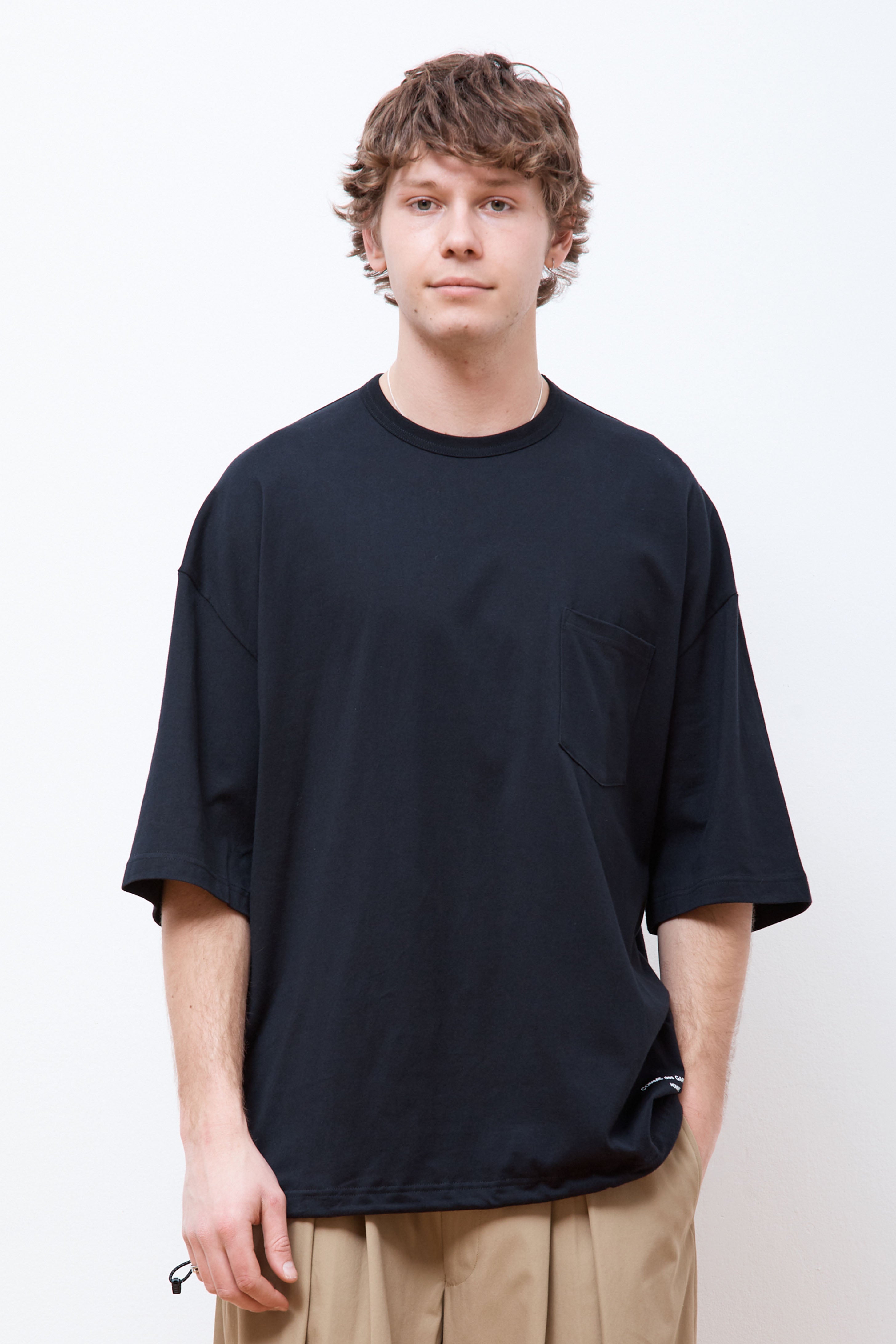 Cotton Pocket T-Shirt Black