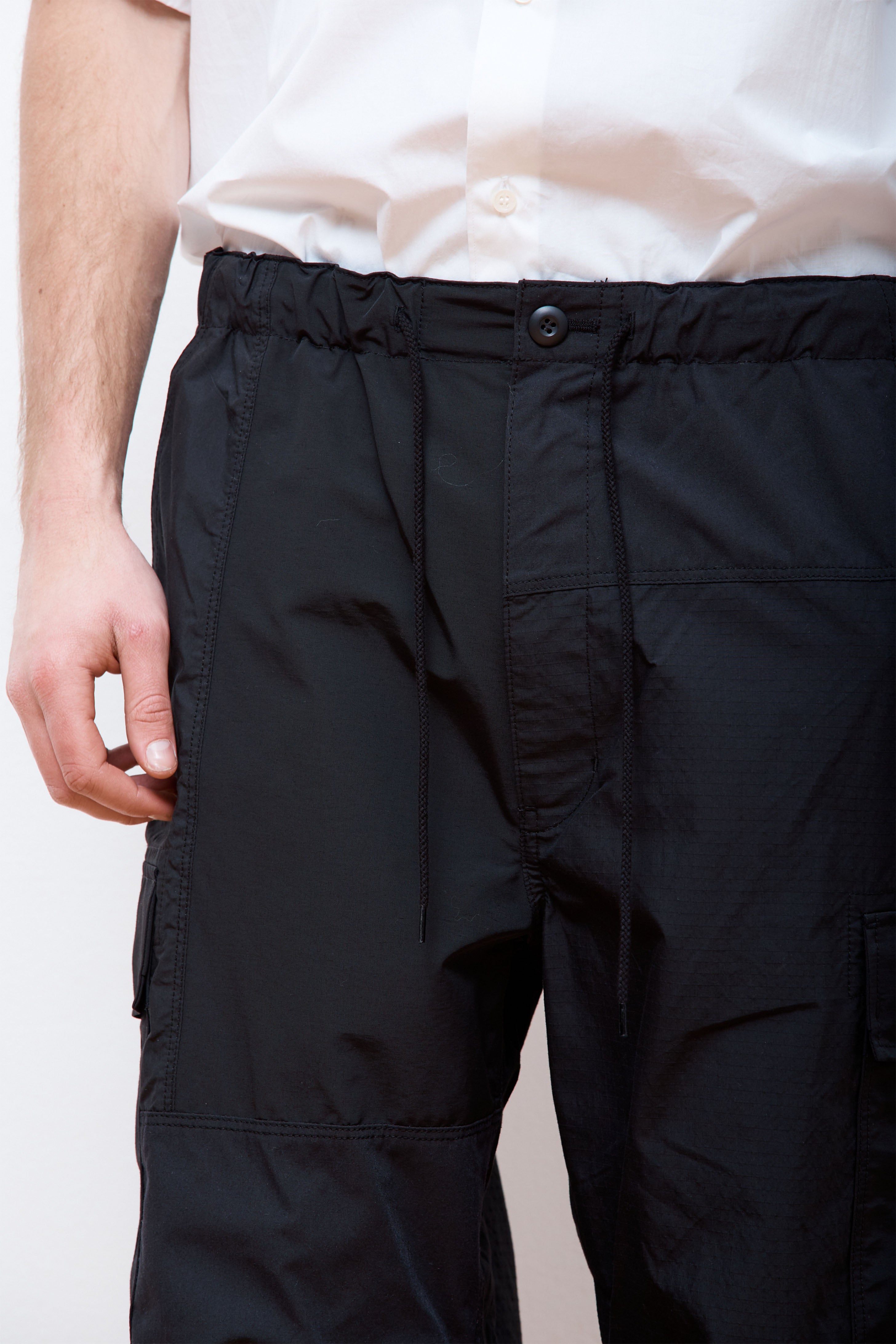 Patchwork Cargo Pants Black Mix