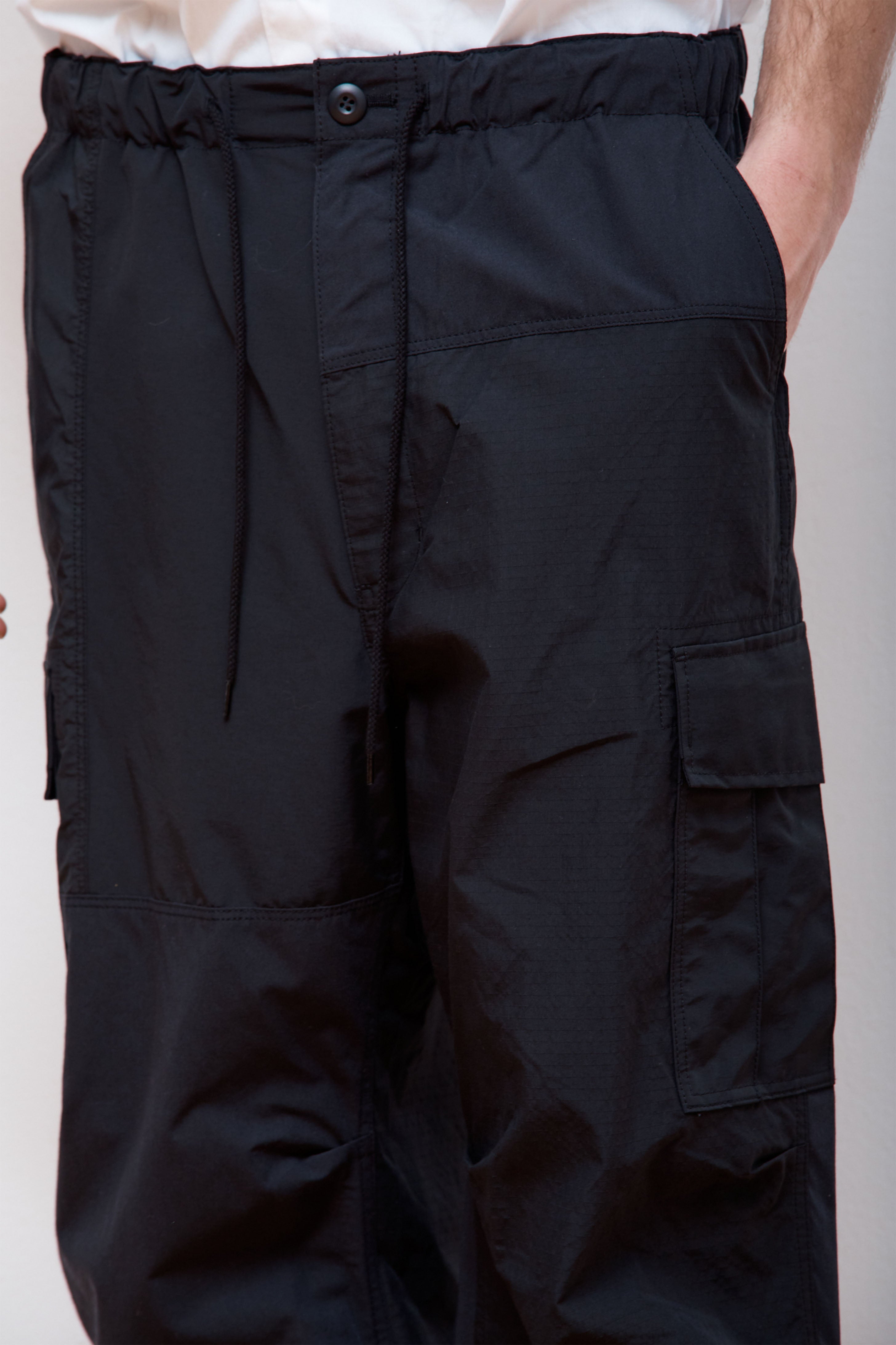 Patchwork Cargo Pants Black Mix