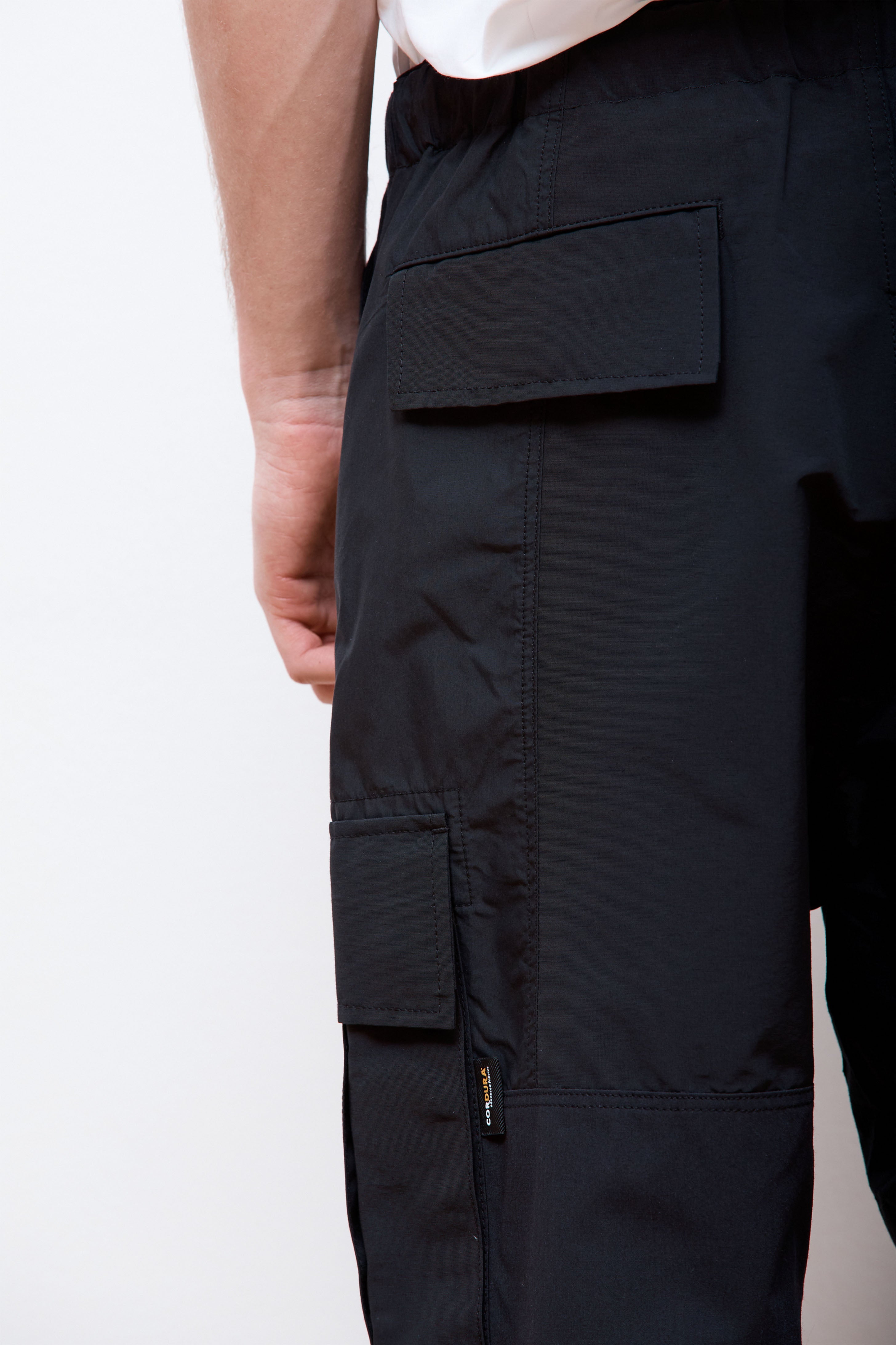 Patchwork Cargo Pants Black Mix