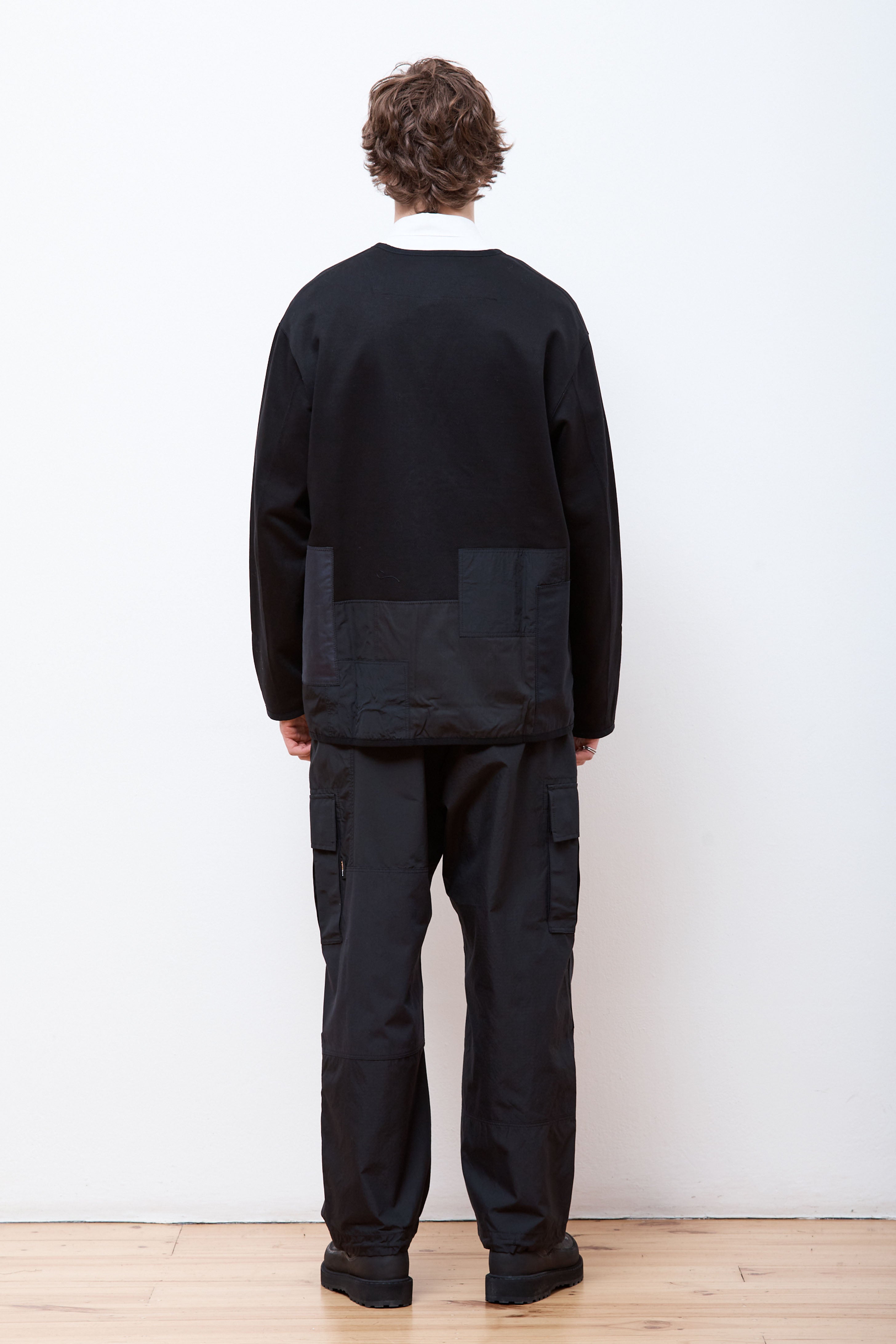 Patchwork Cargo Pants Black Mix