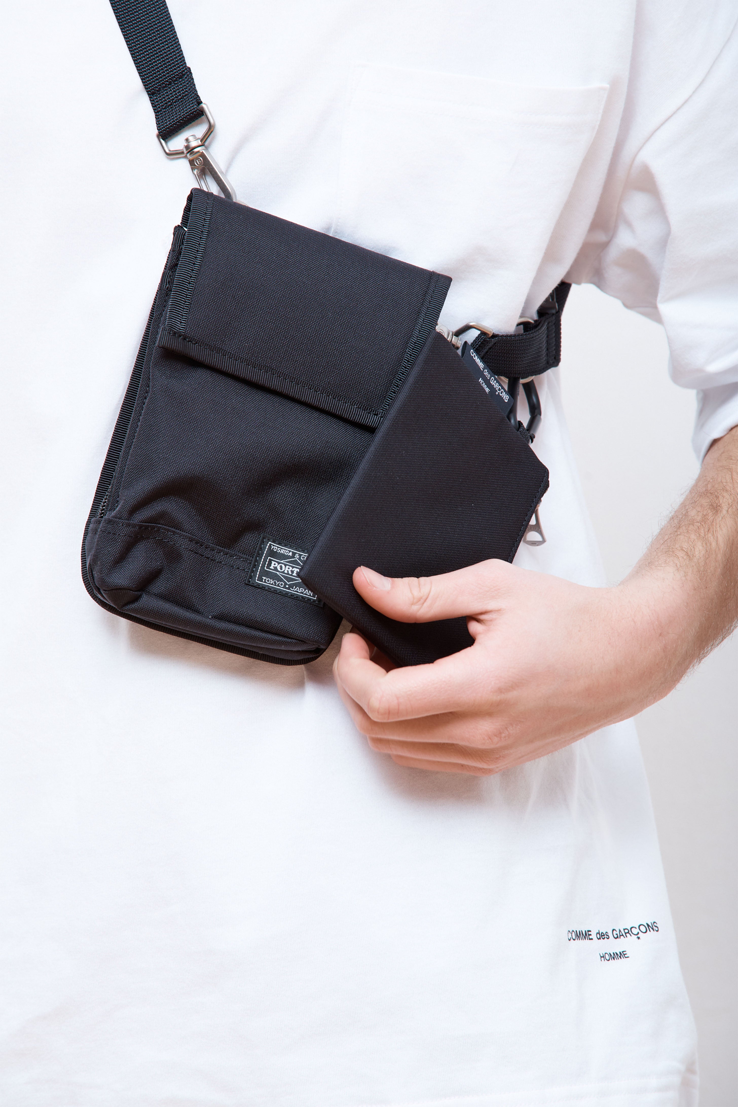 Porter Mini Shoulder Bag Black