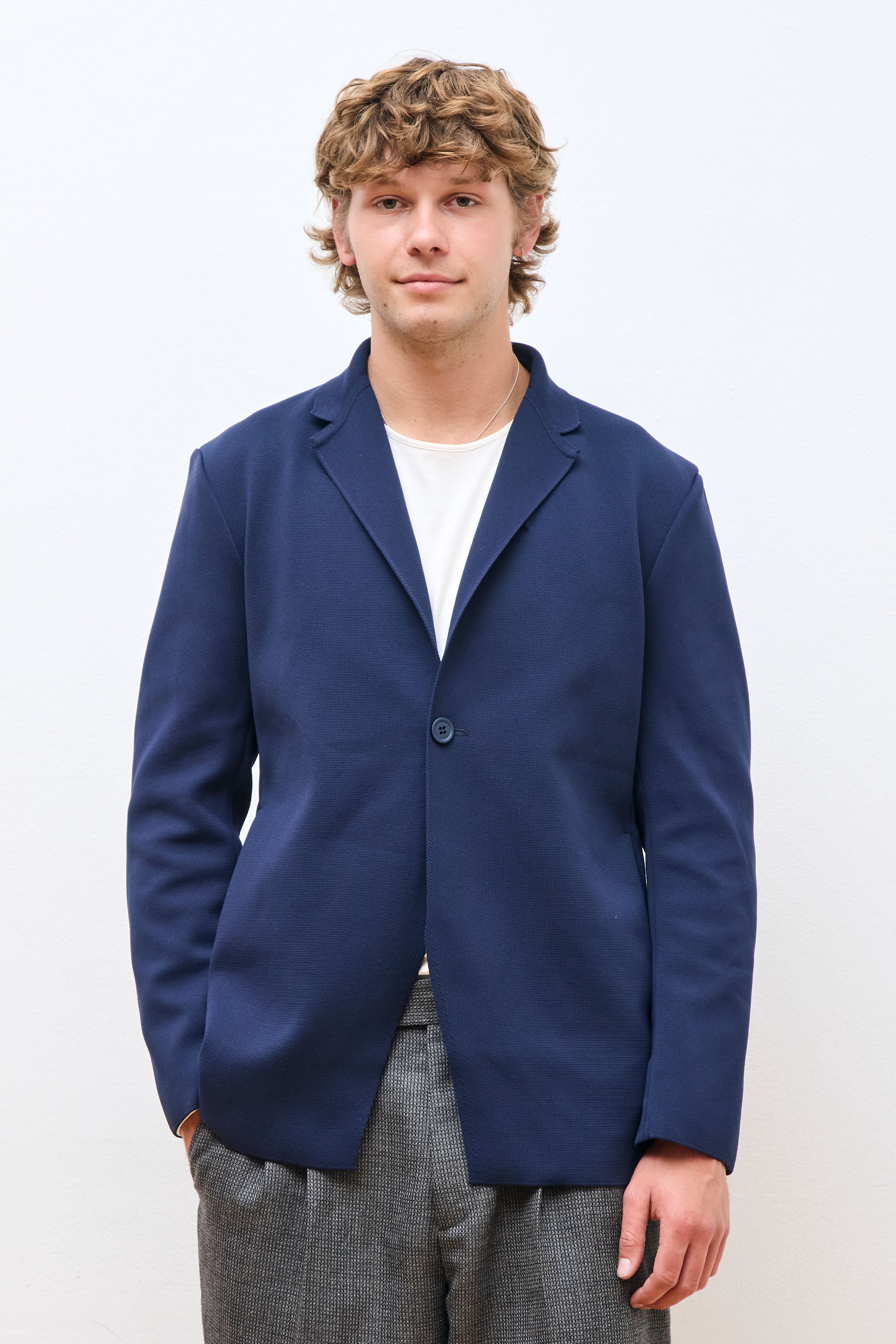 Milan Tailored Jacket Navy