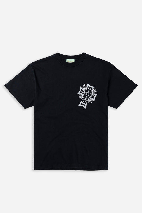 Vintage Lords of Art Trip SS Tee Washed Black