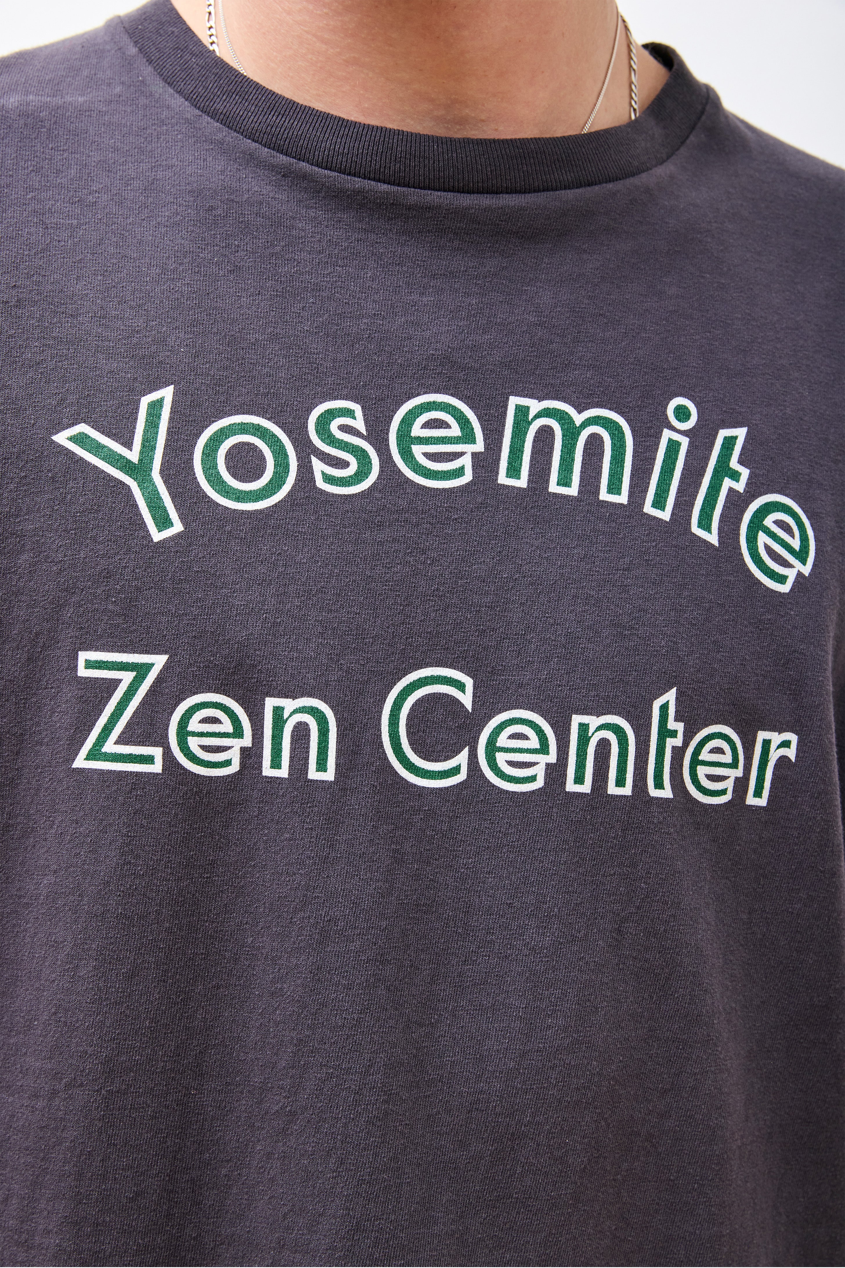 California Cotton Tee Black Yosemite