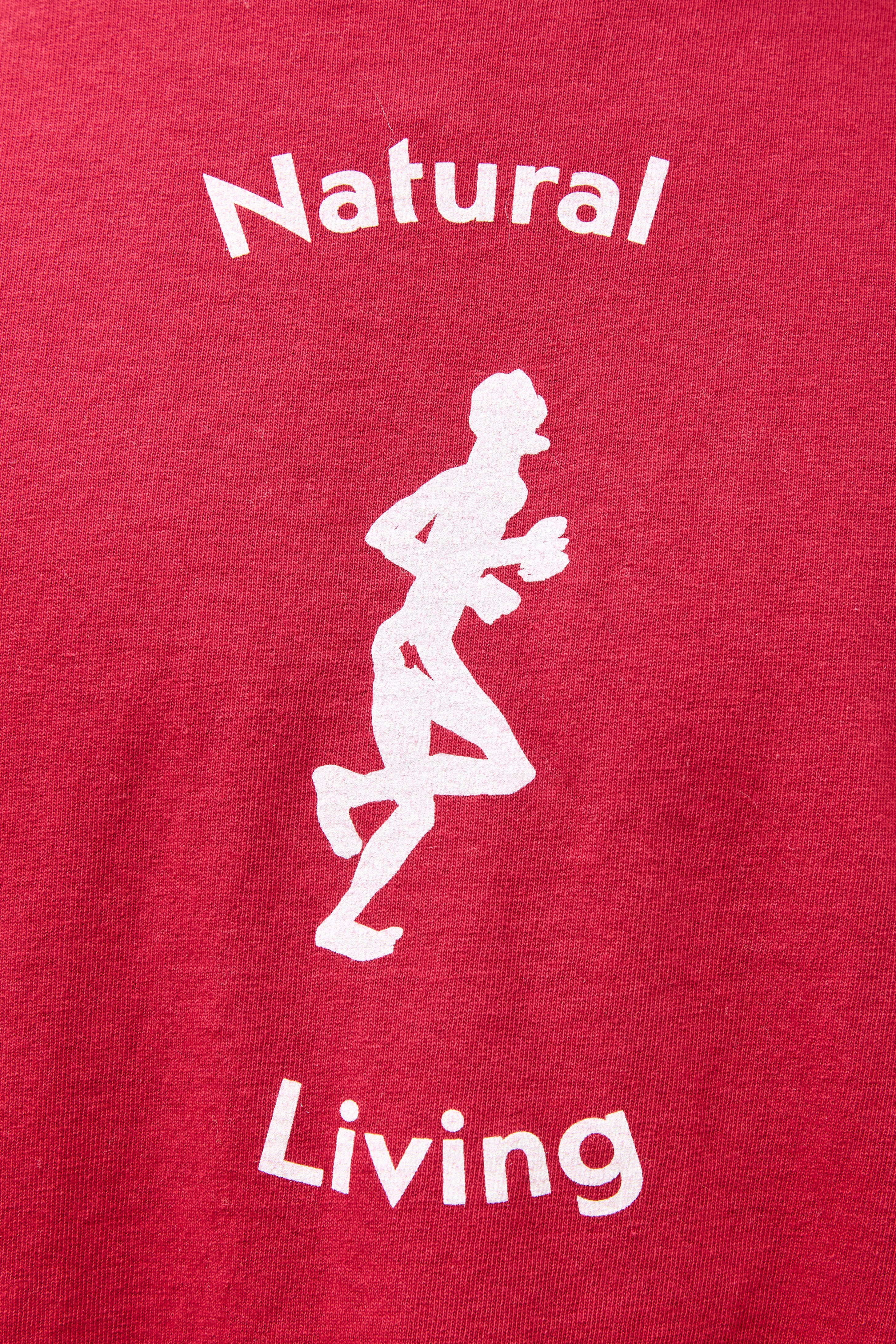 California Cotton Tee Red Living