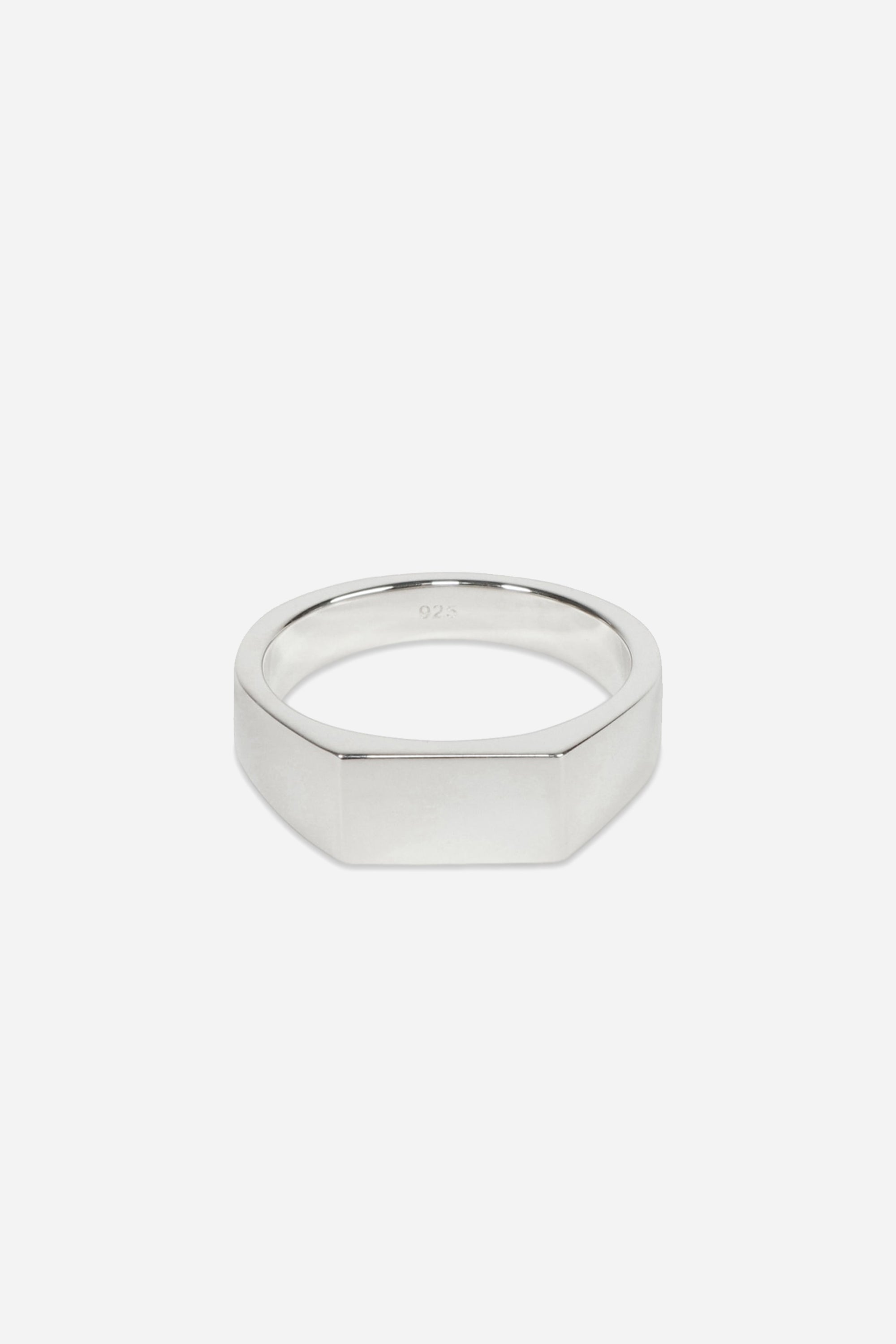 Type 003 Rectangle Signet Ring 925 Sterling Silver