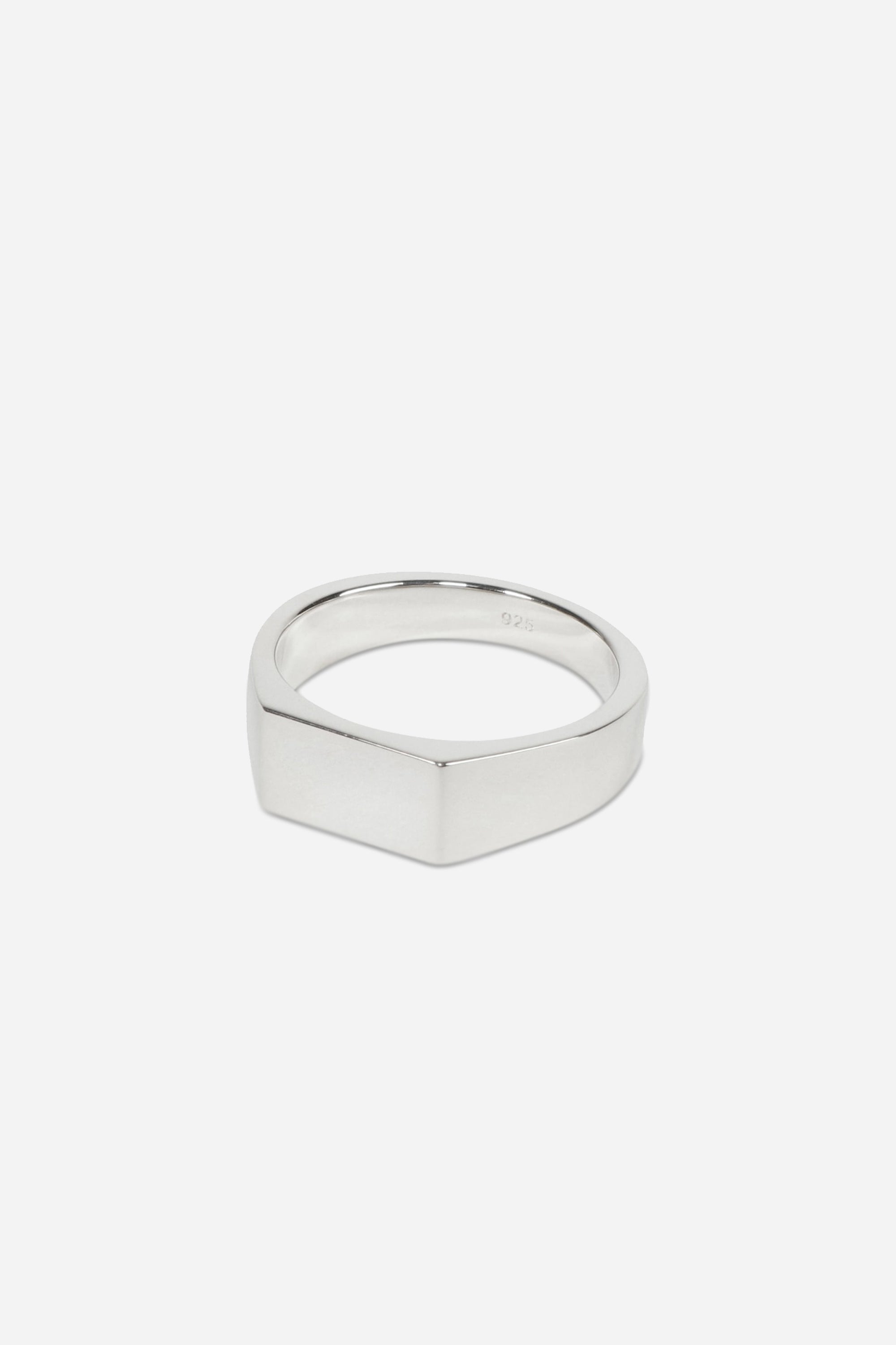 Type 003 Rectangle Signet Ring 925 Sterling Silver