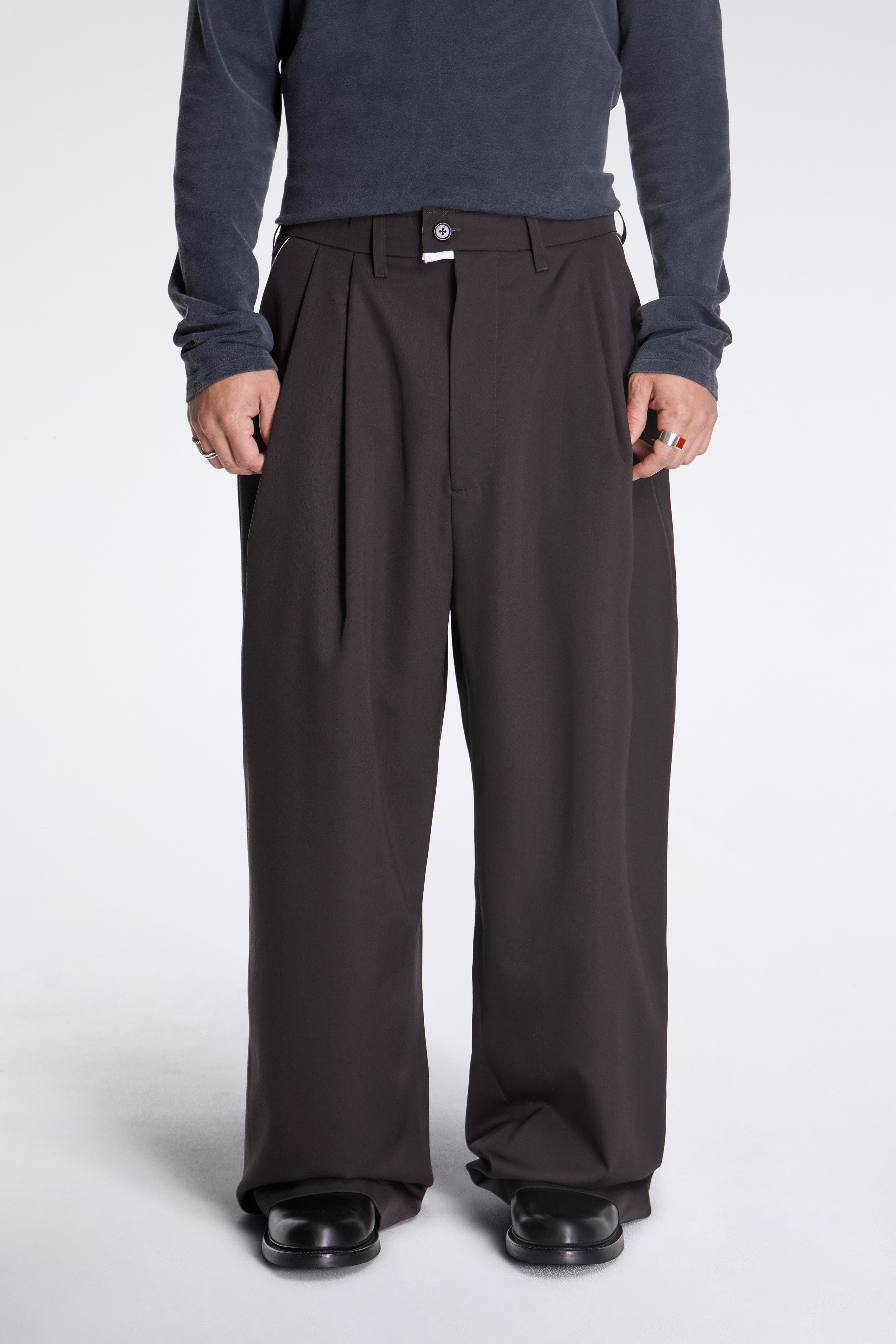 Suit Pants Faded Black