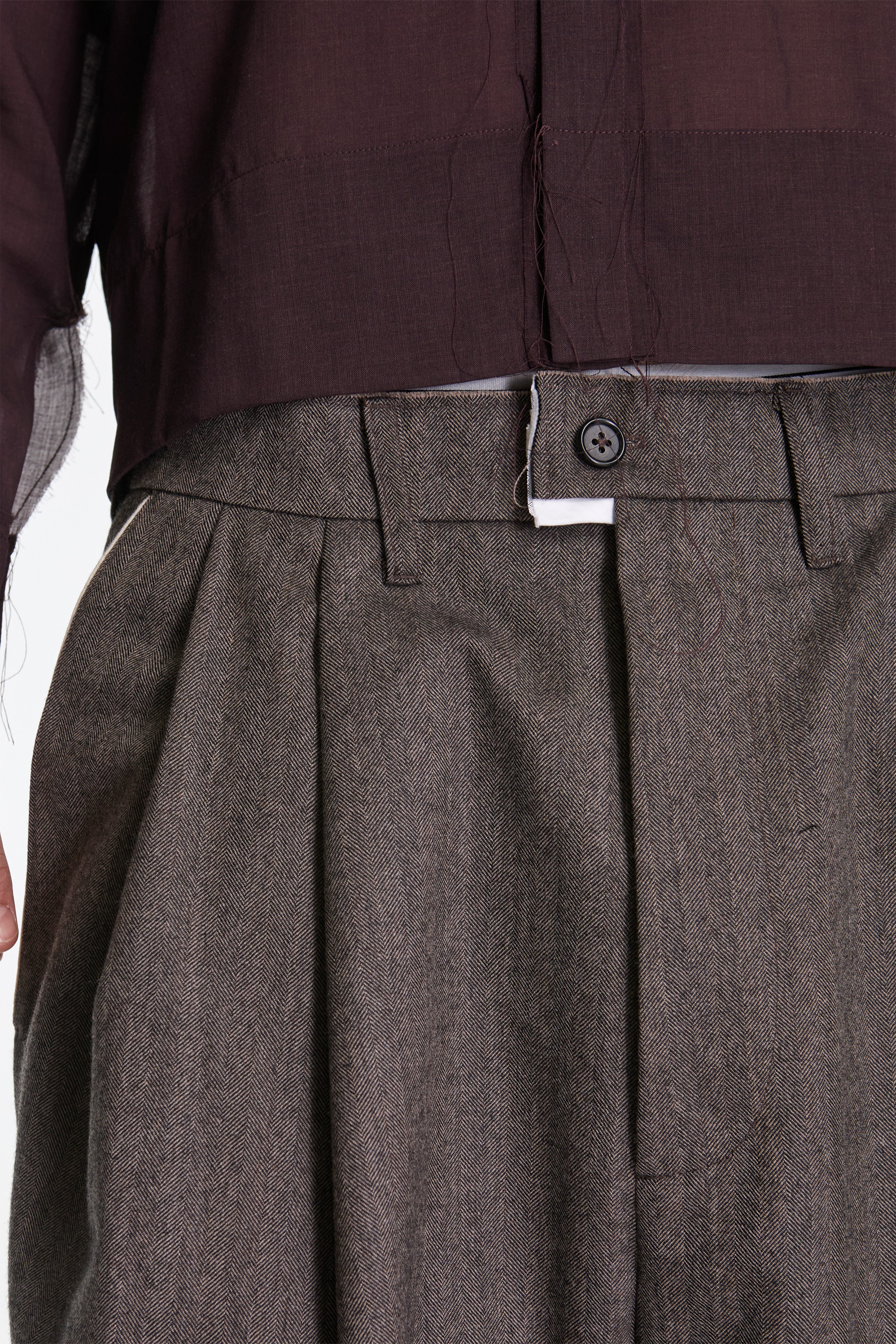 Suit Pants Herringbone