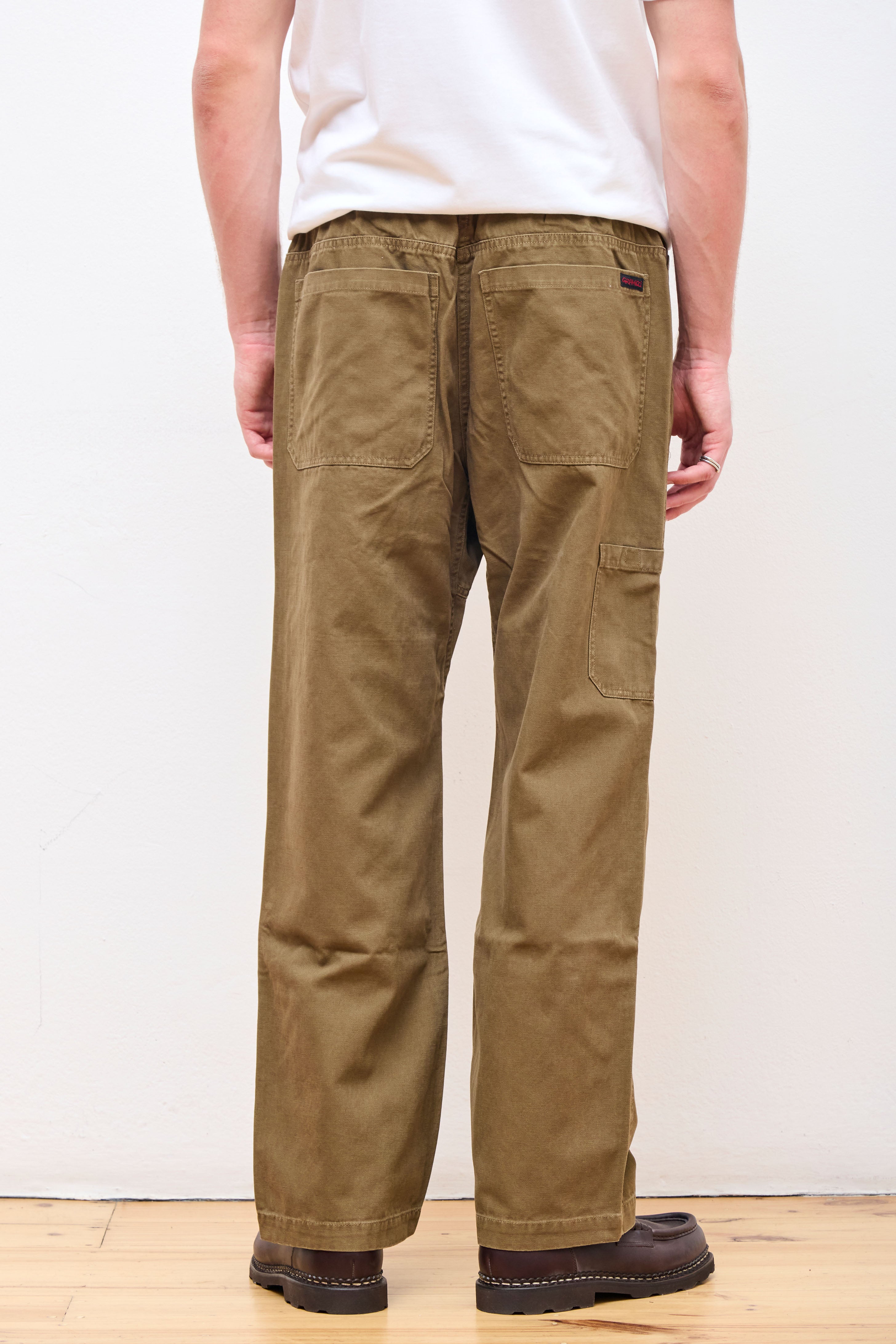 Canvas Double Knee Pant Dusted Olive