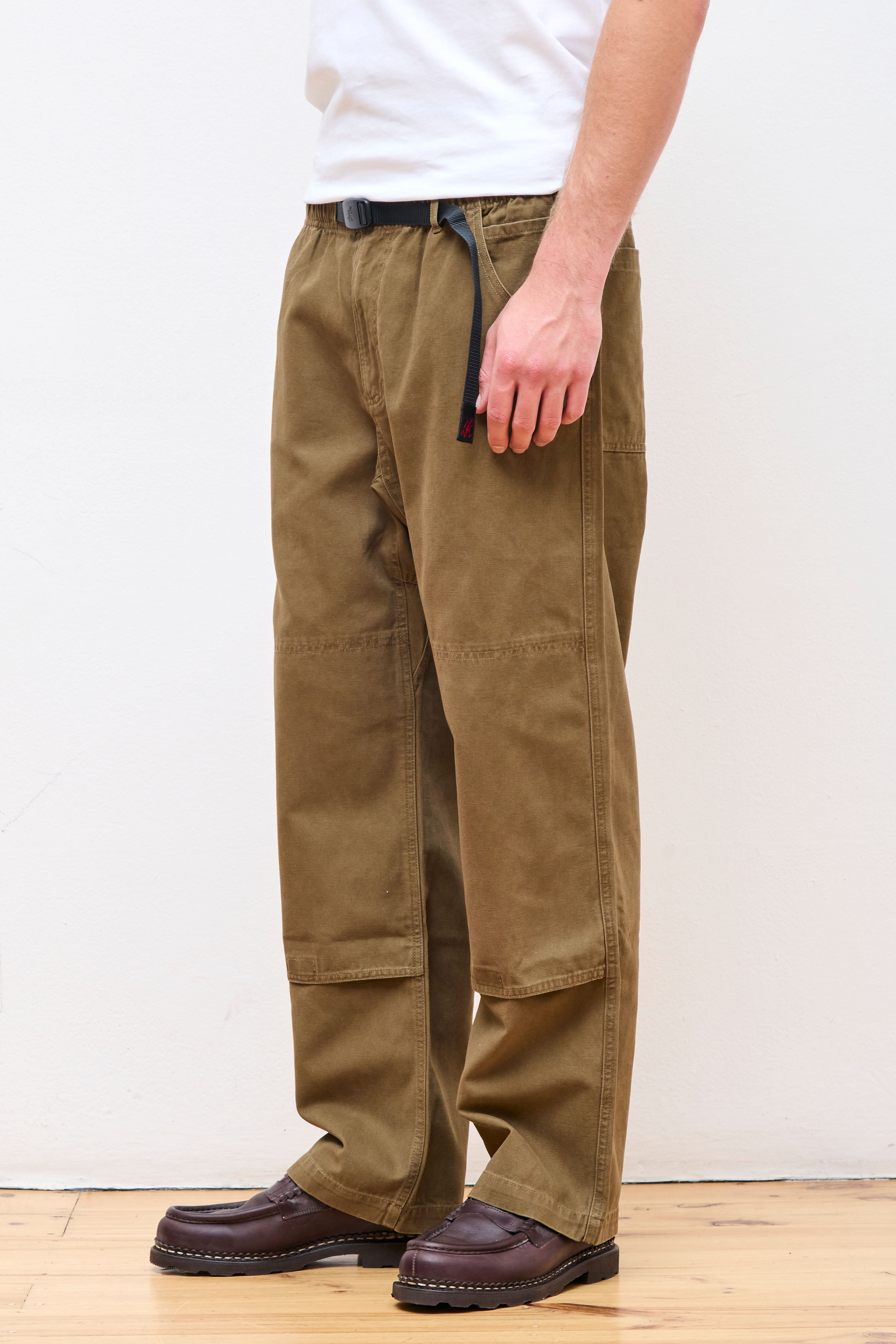 Canvas Double Knee Pant Dusted Olive