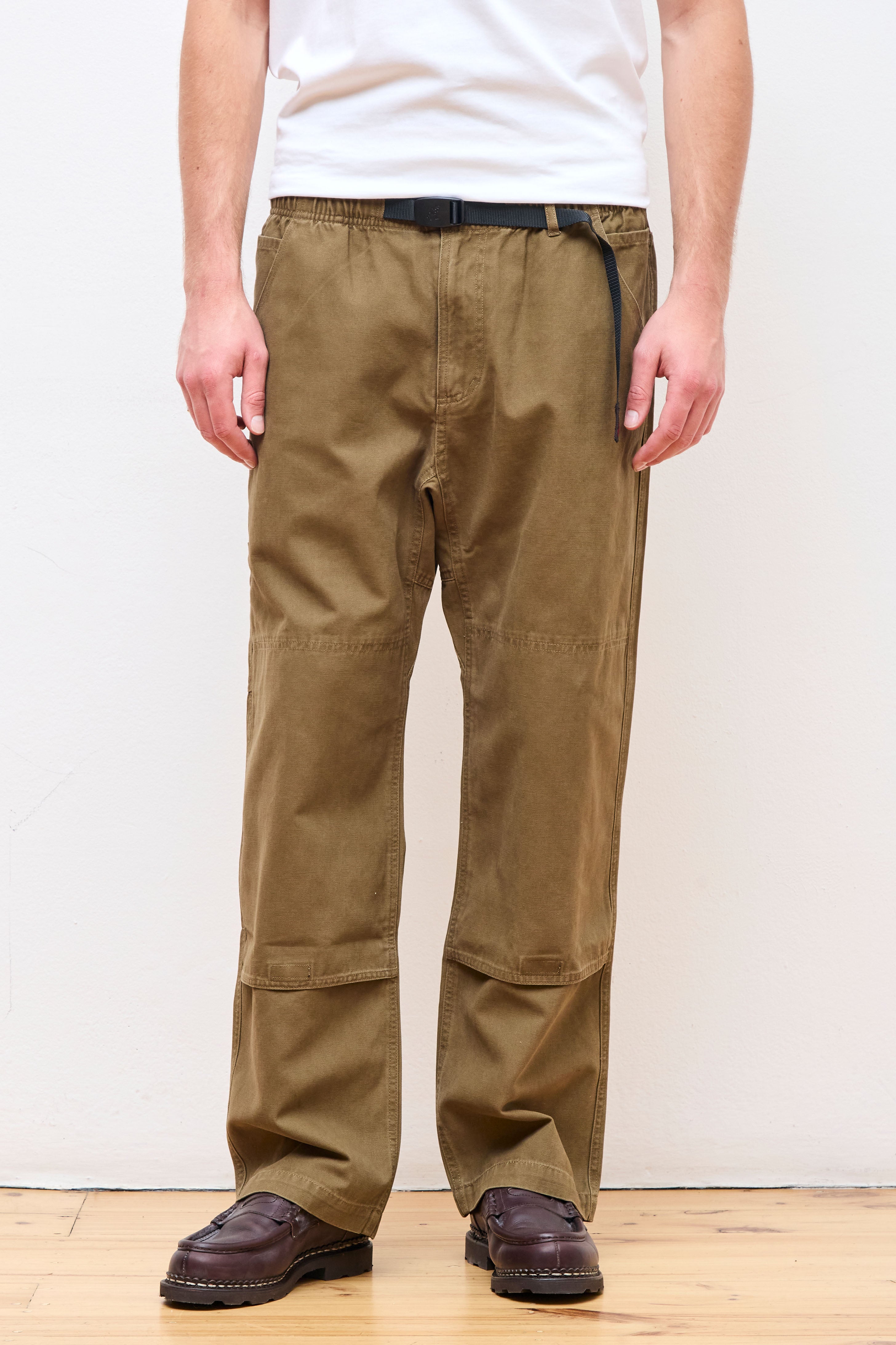 Canvas Double Knee Pant Dusted Olive