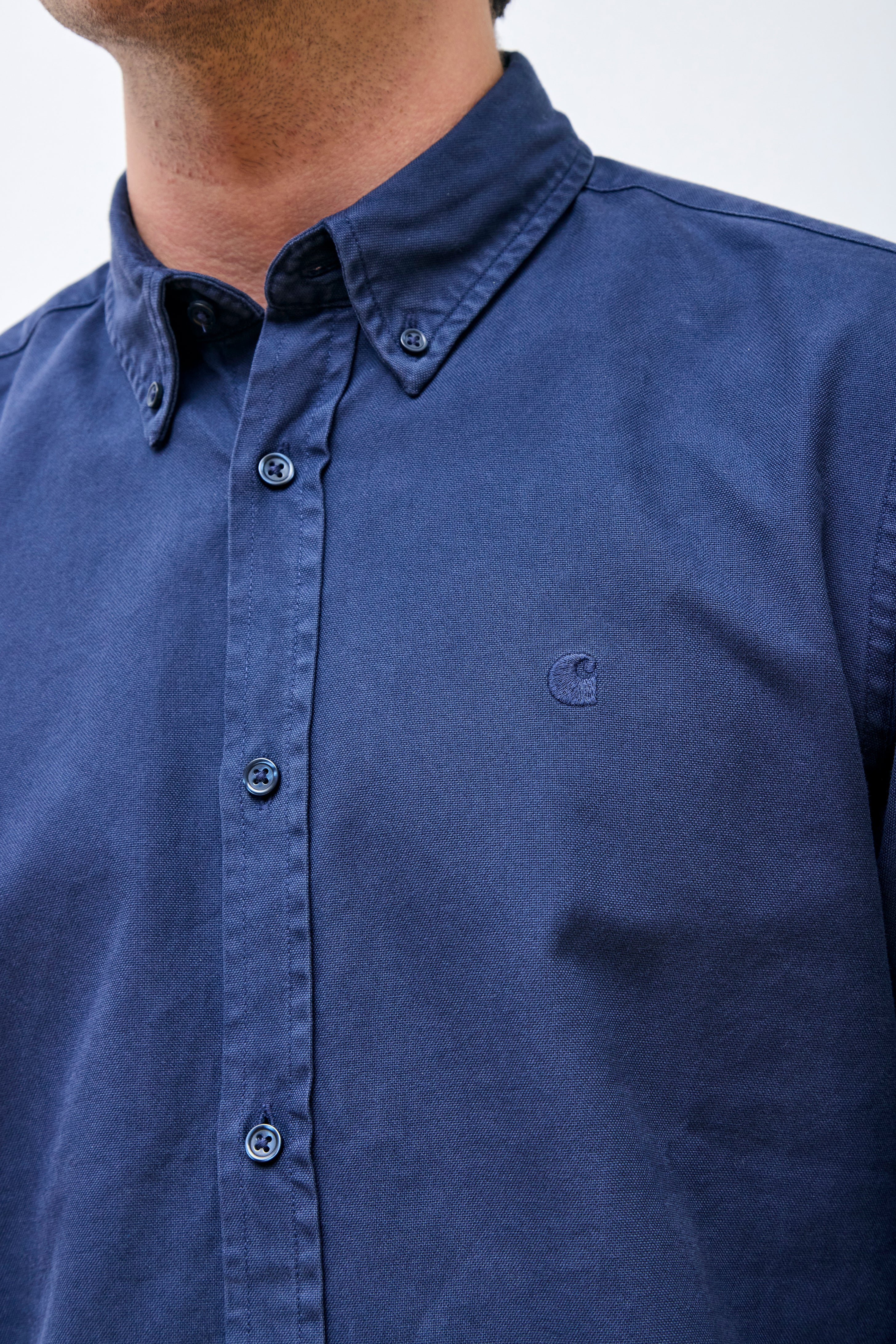 L/S Bolton Shirt Air Force Blue GD