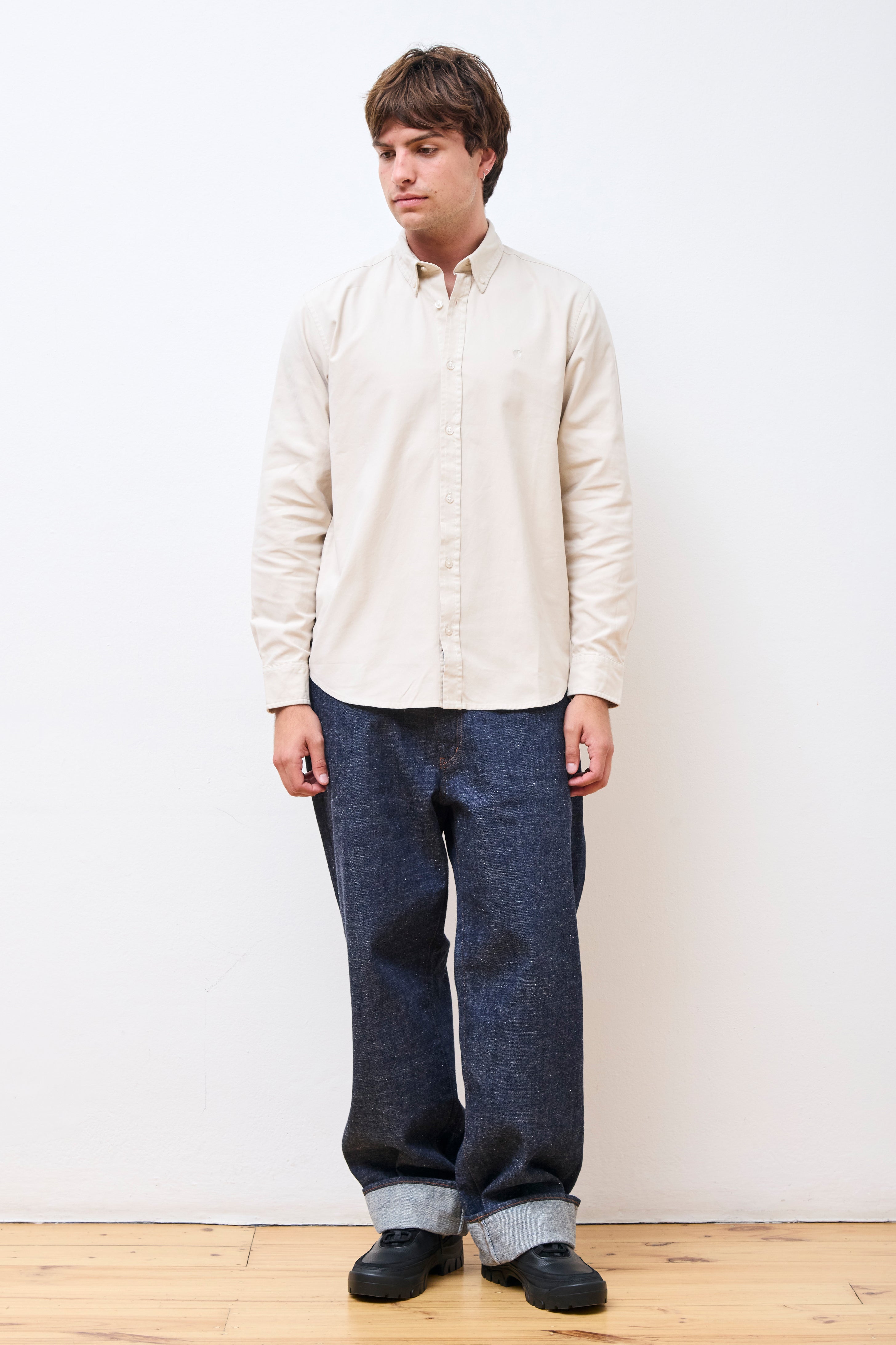 L/S Bolton Shirt Moonbeam GD