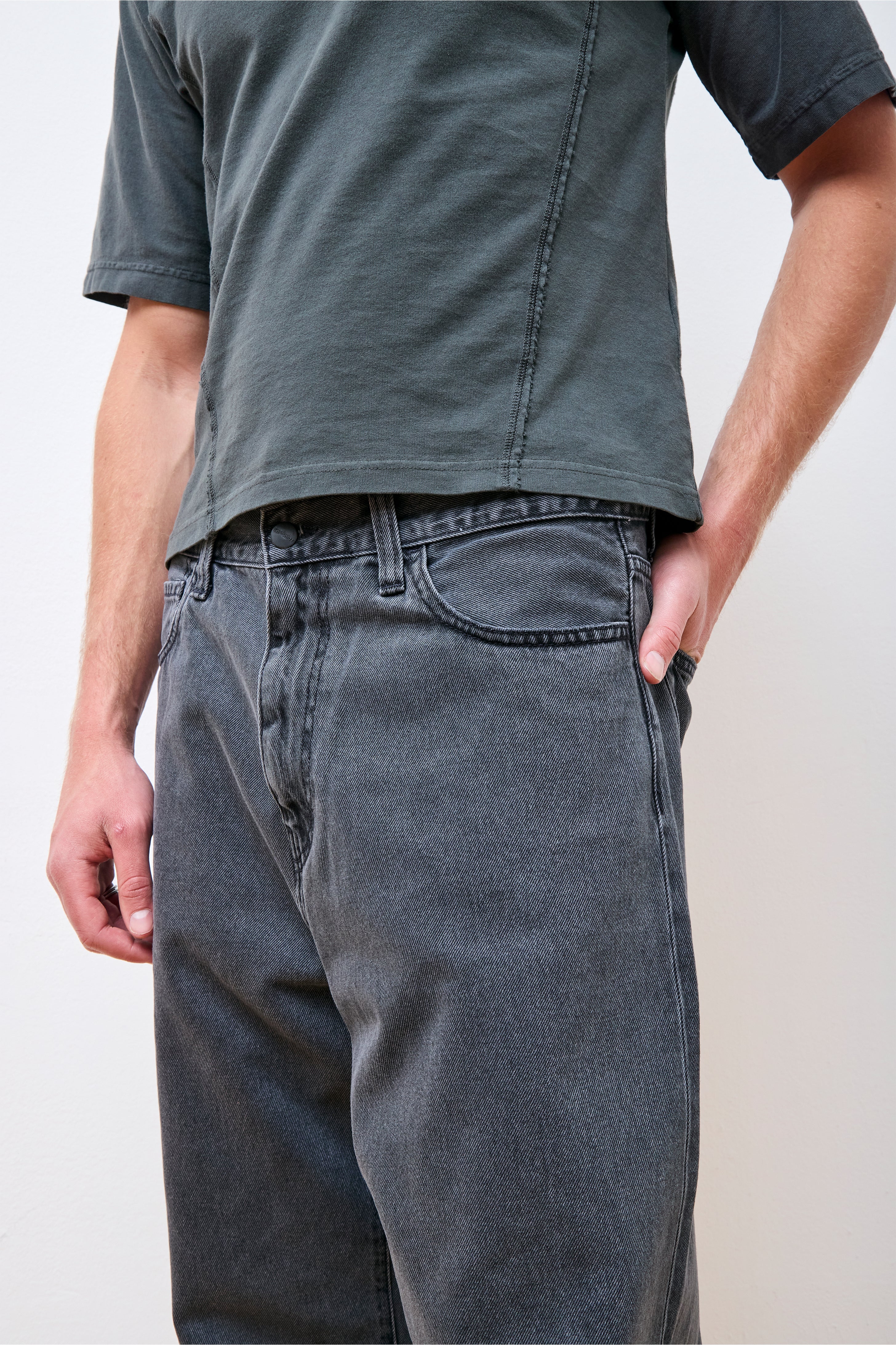 Landon Pant Black Heavy Stone Wash