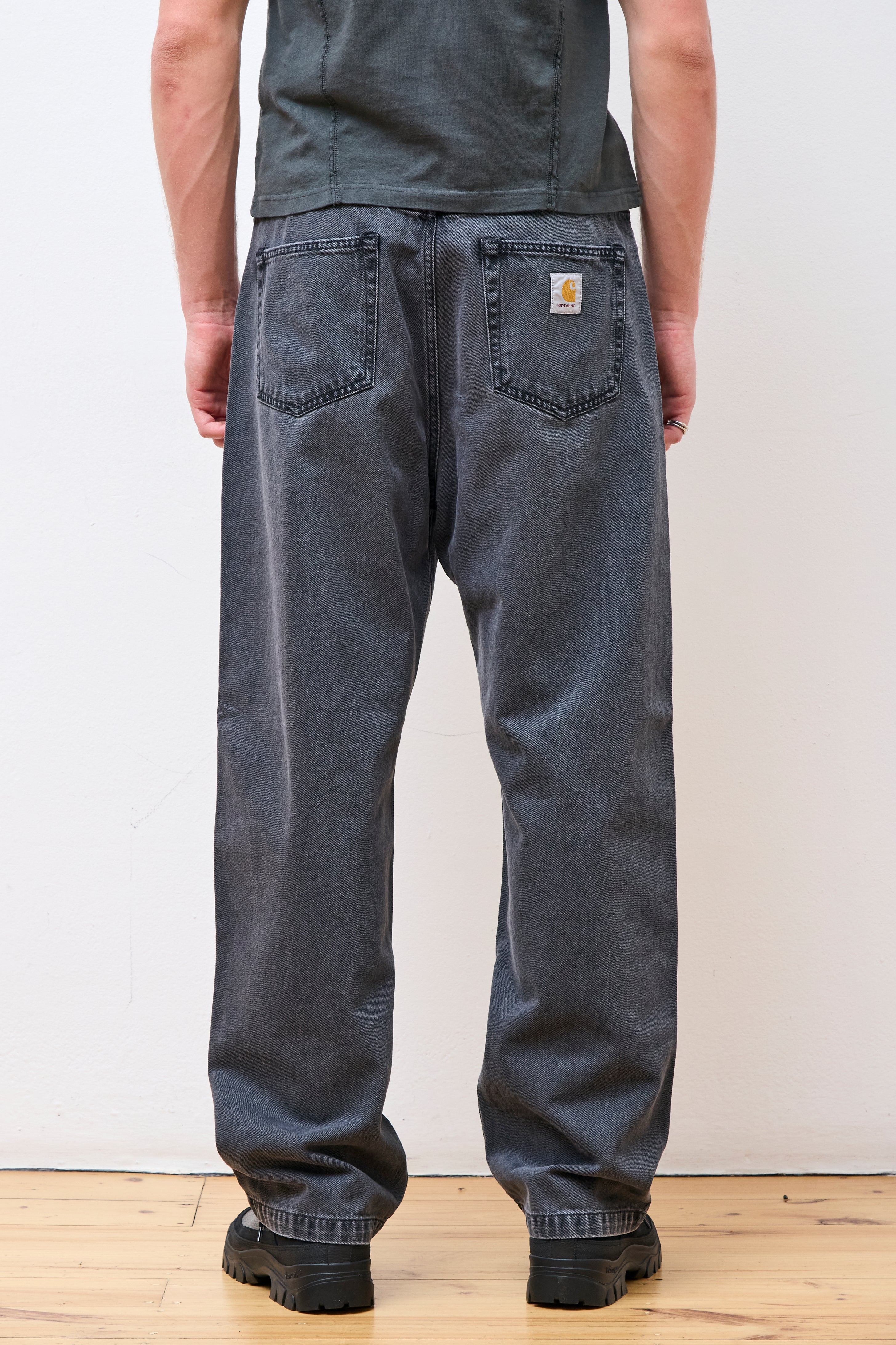 Landon Pant Black Heavy Stone Wash