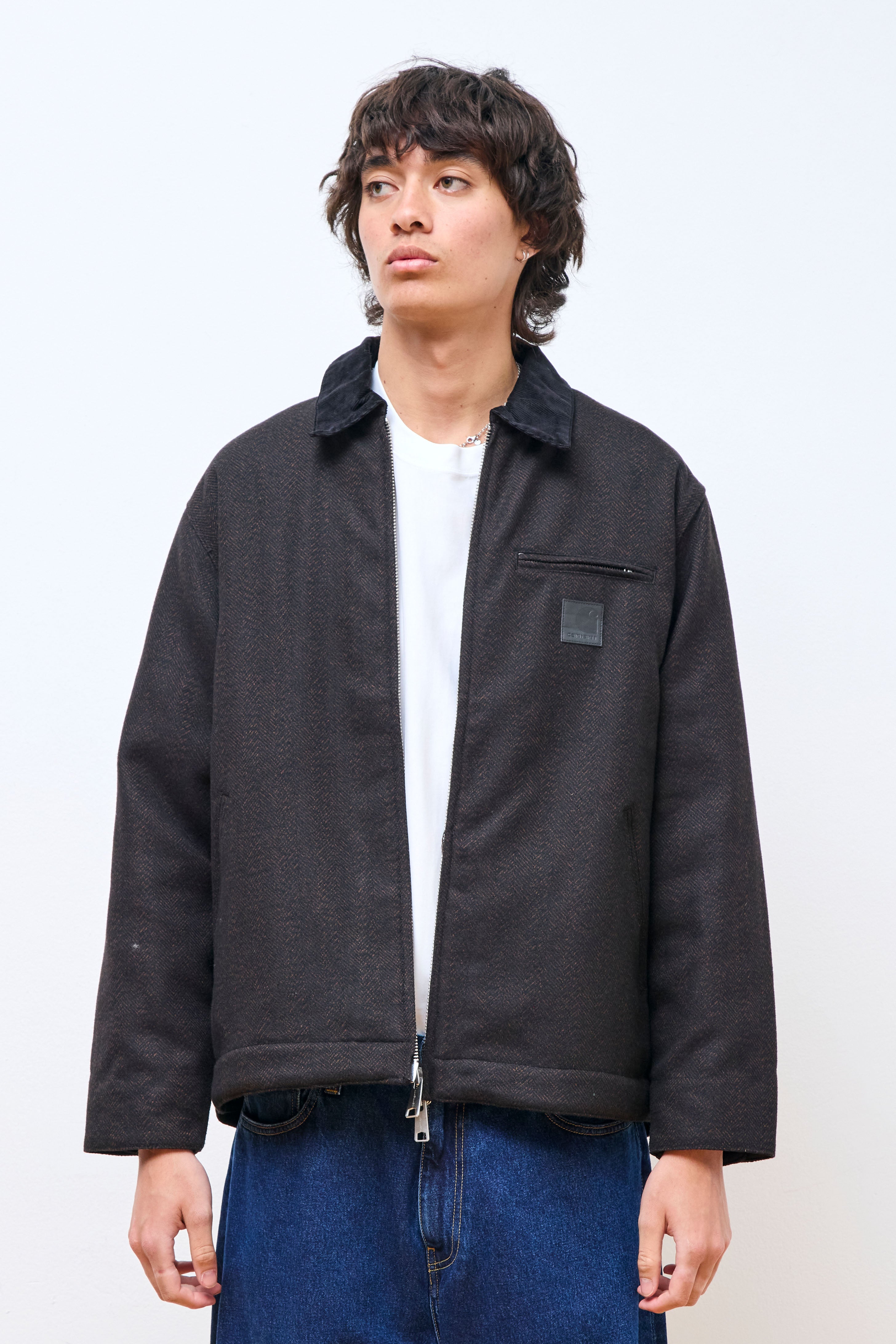 Truman Coat Chocolate / Black