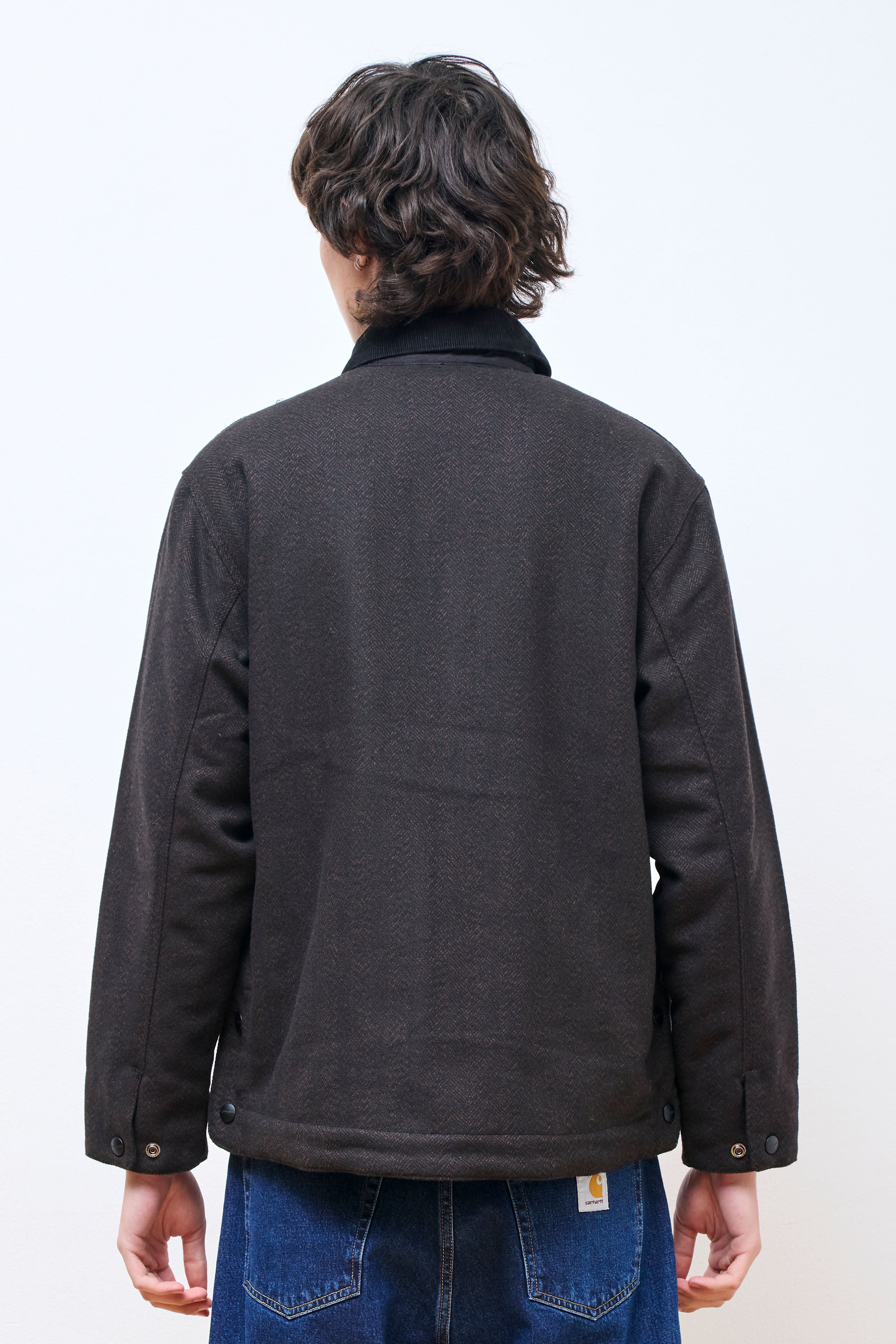 Truman Coat Chocolate / Black