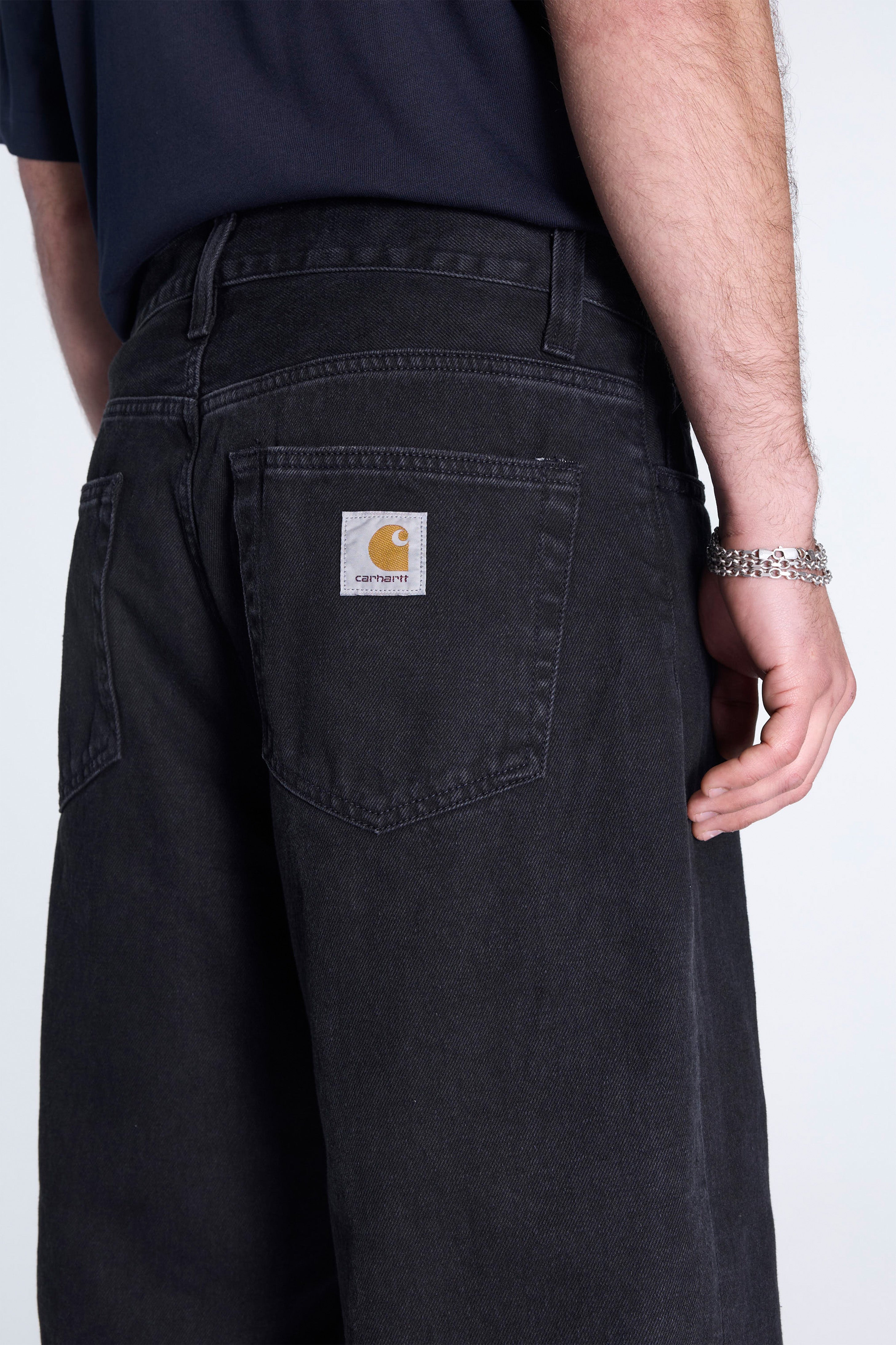 Landon Short Black Stone Washed