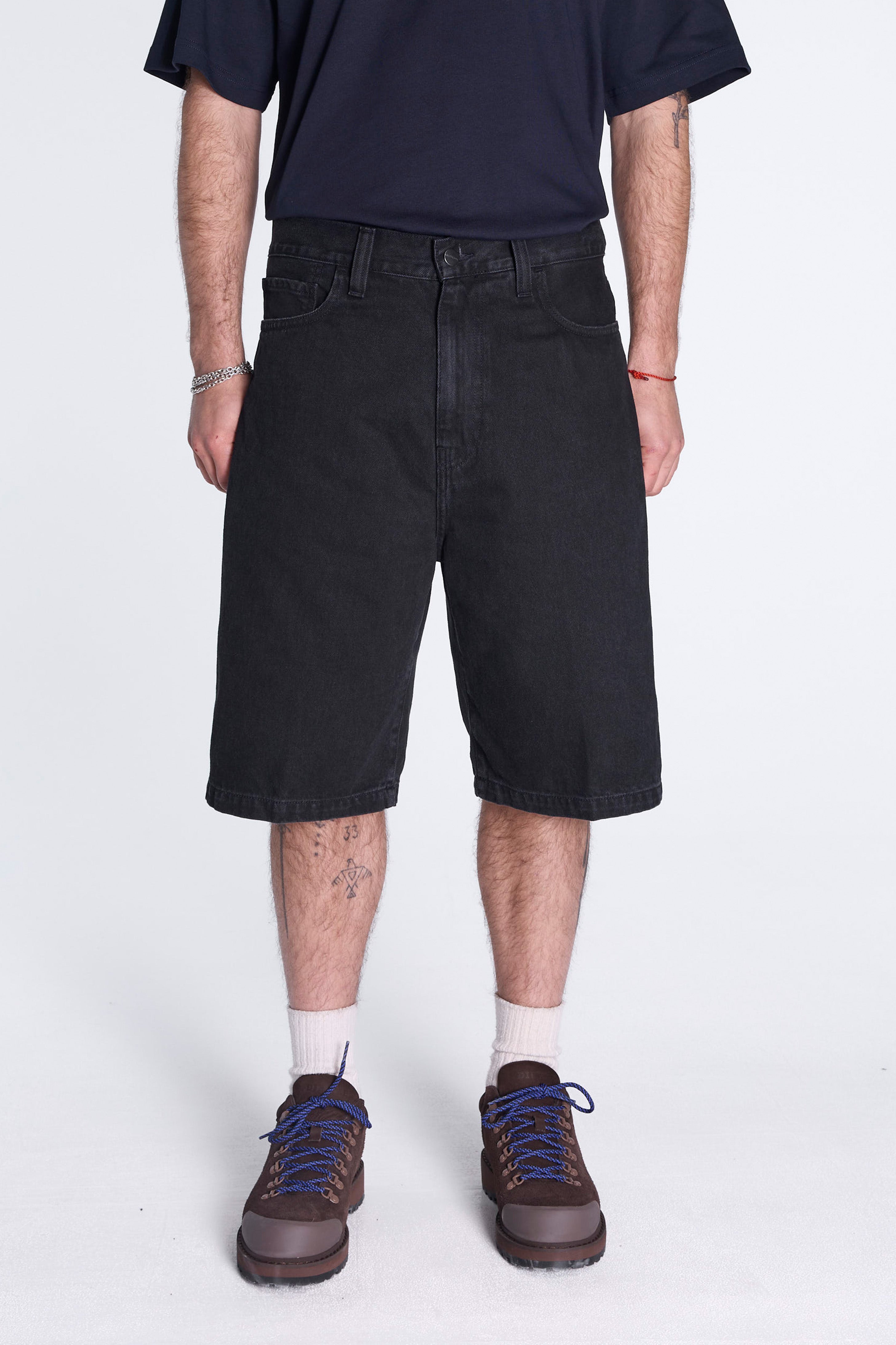 Landon Short Black Stone Washed