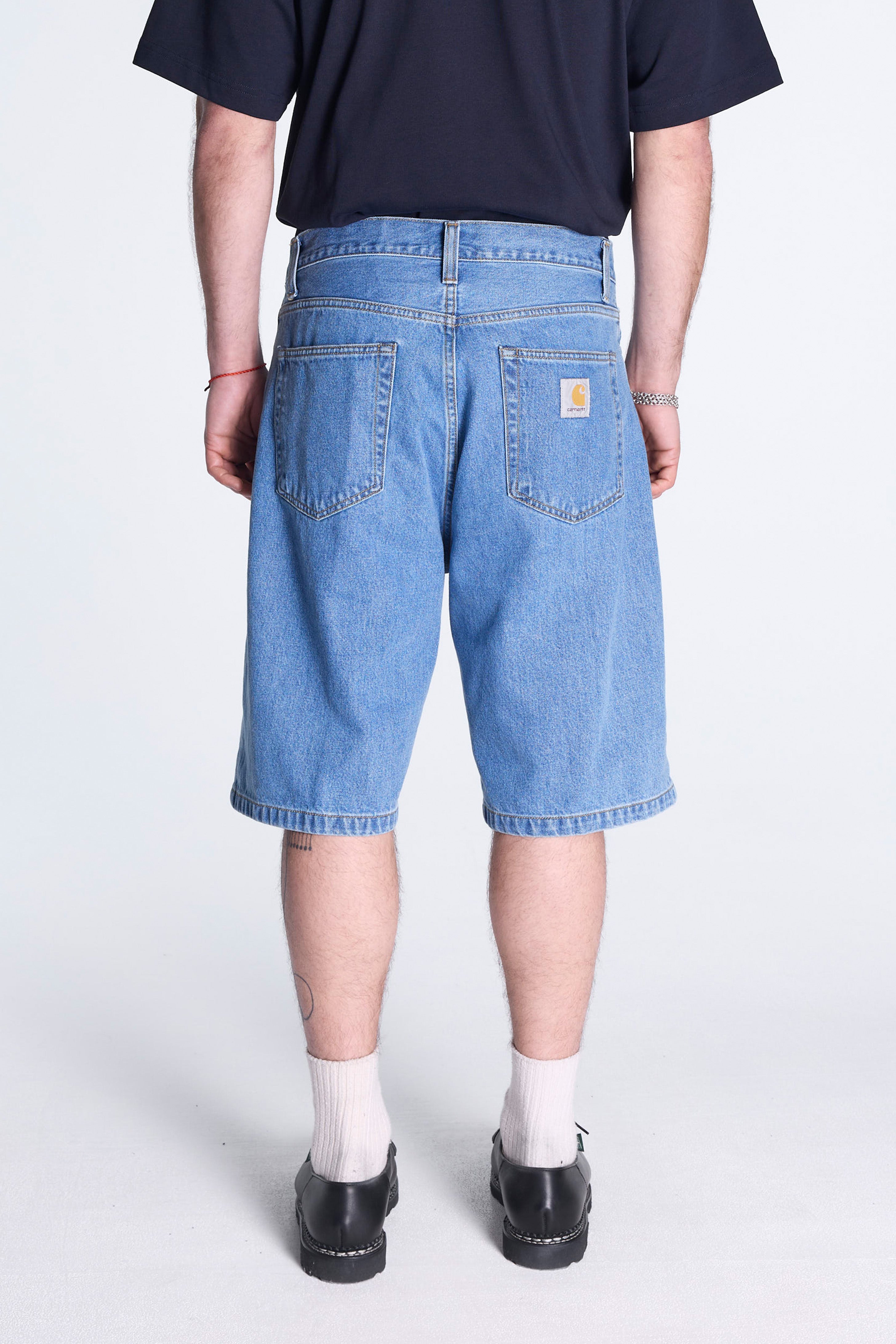 Landon Short Blue Heavy Stone Wash