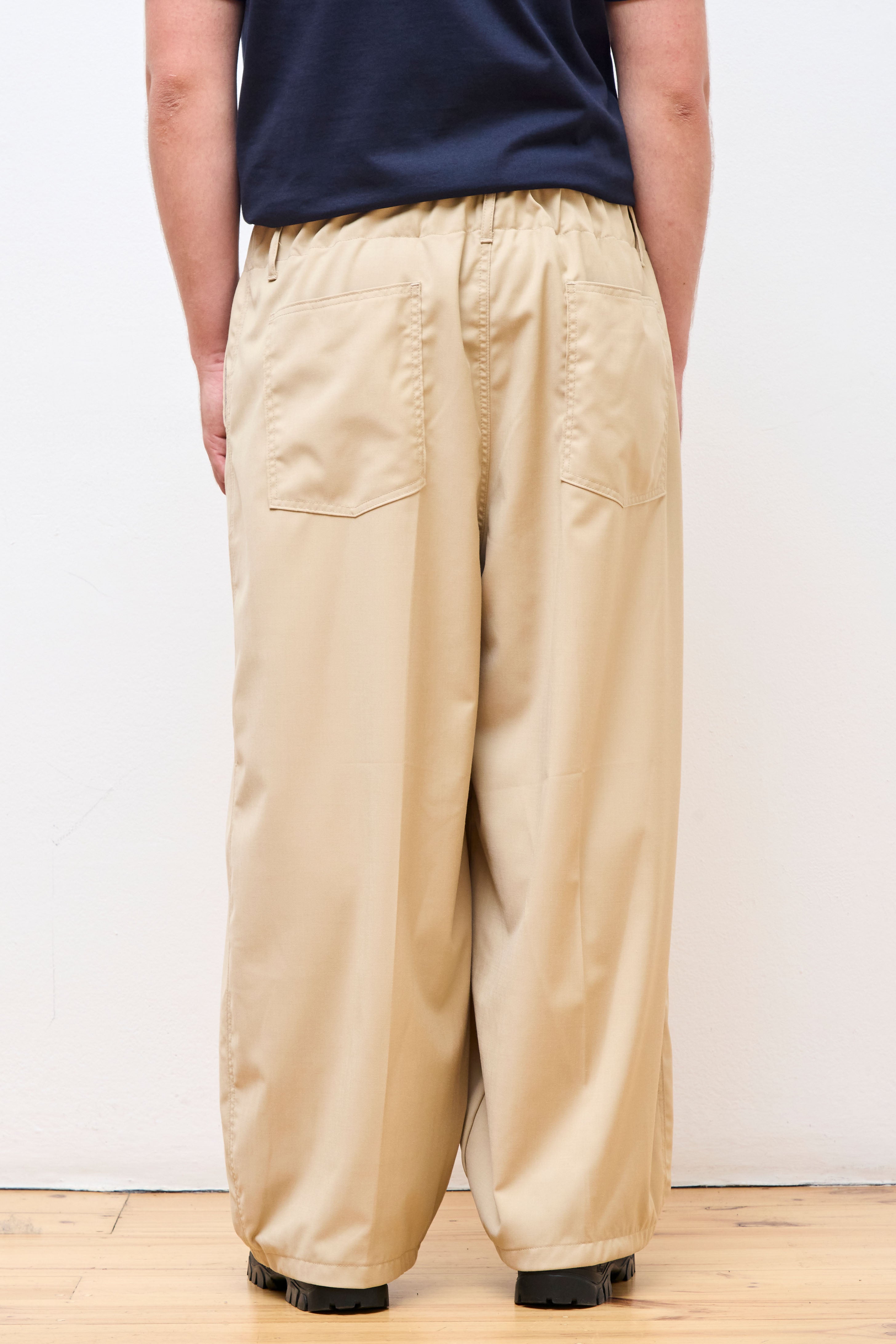 Circular Pants Beige