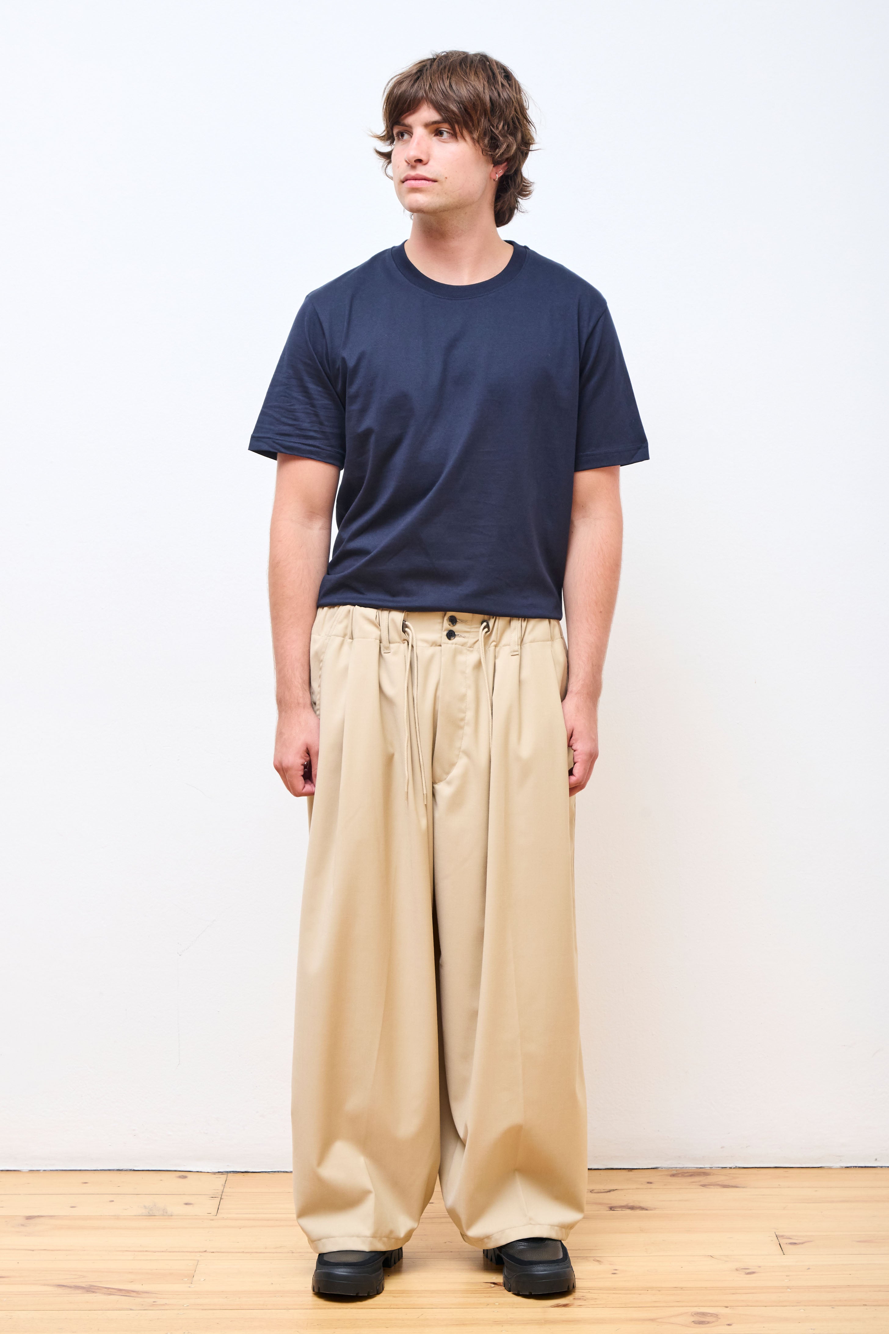 Circular Pants Beige