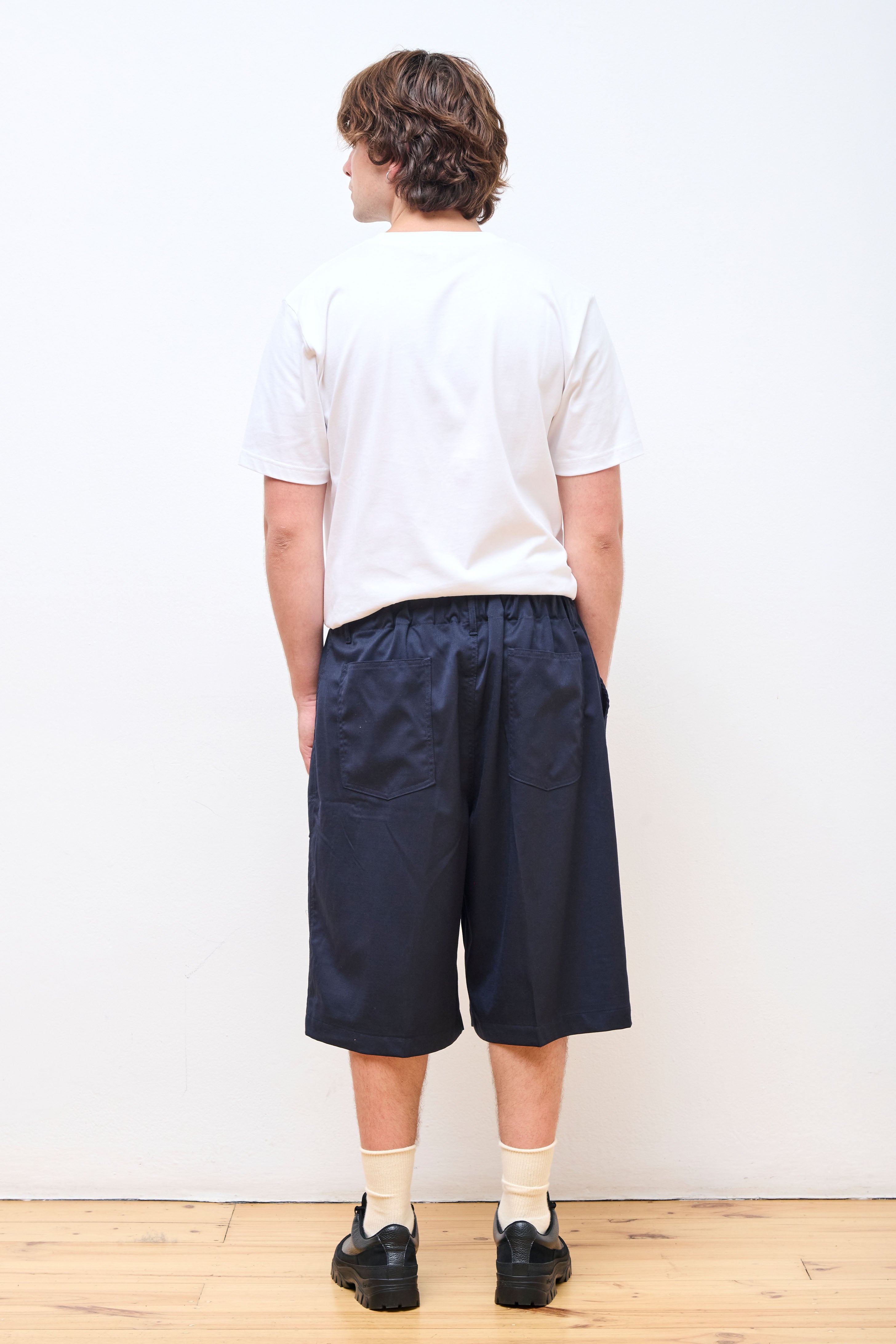 Circular Shorts Navy