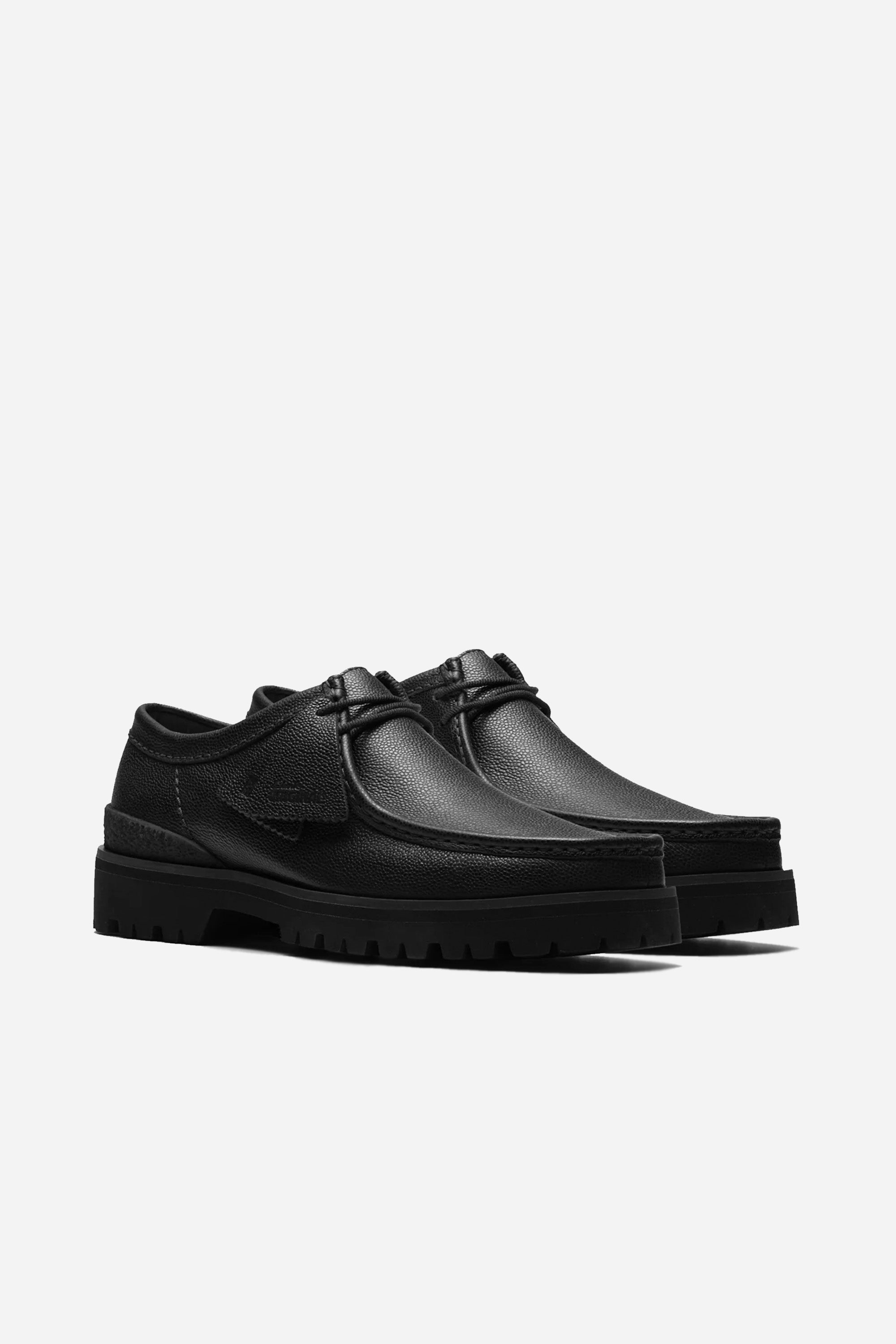 Wallabee Yukoner Black Scotch Grain